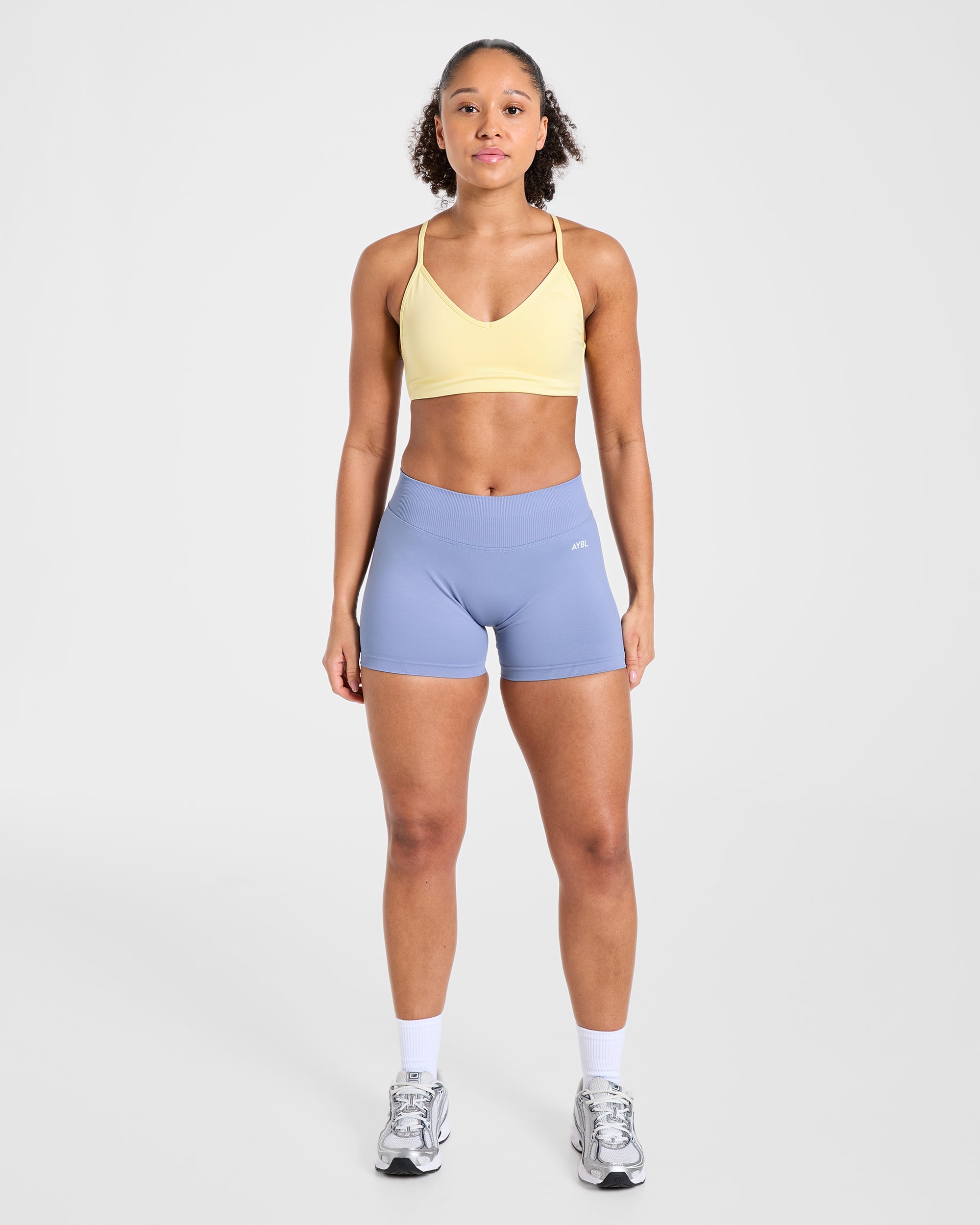 Essential Crossback Sports Bra - Gelb