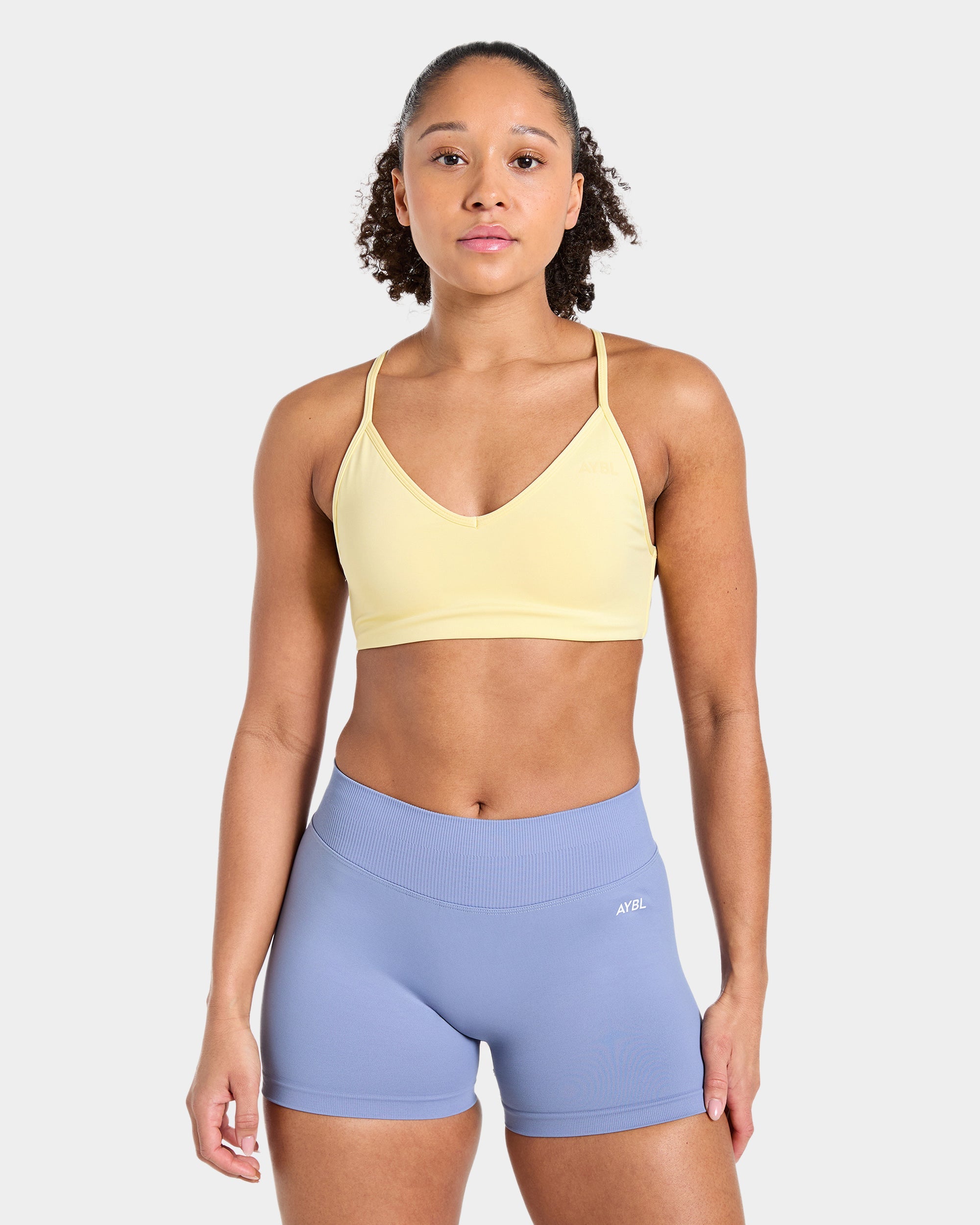 Essential Crossback Sports Bra - Gelb