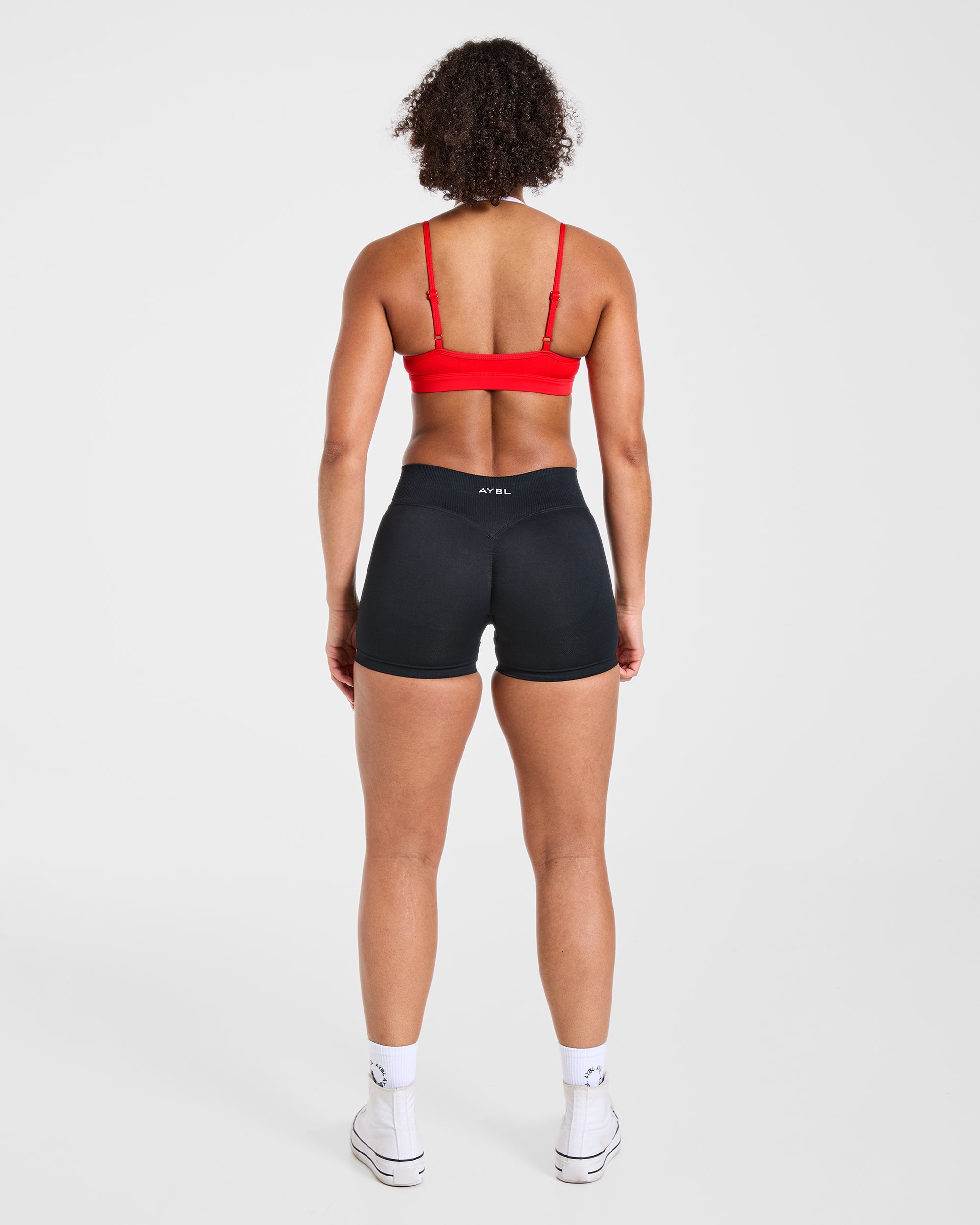 Essential Double Layer Sports Bra - Vibrant Rot