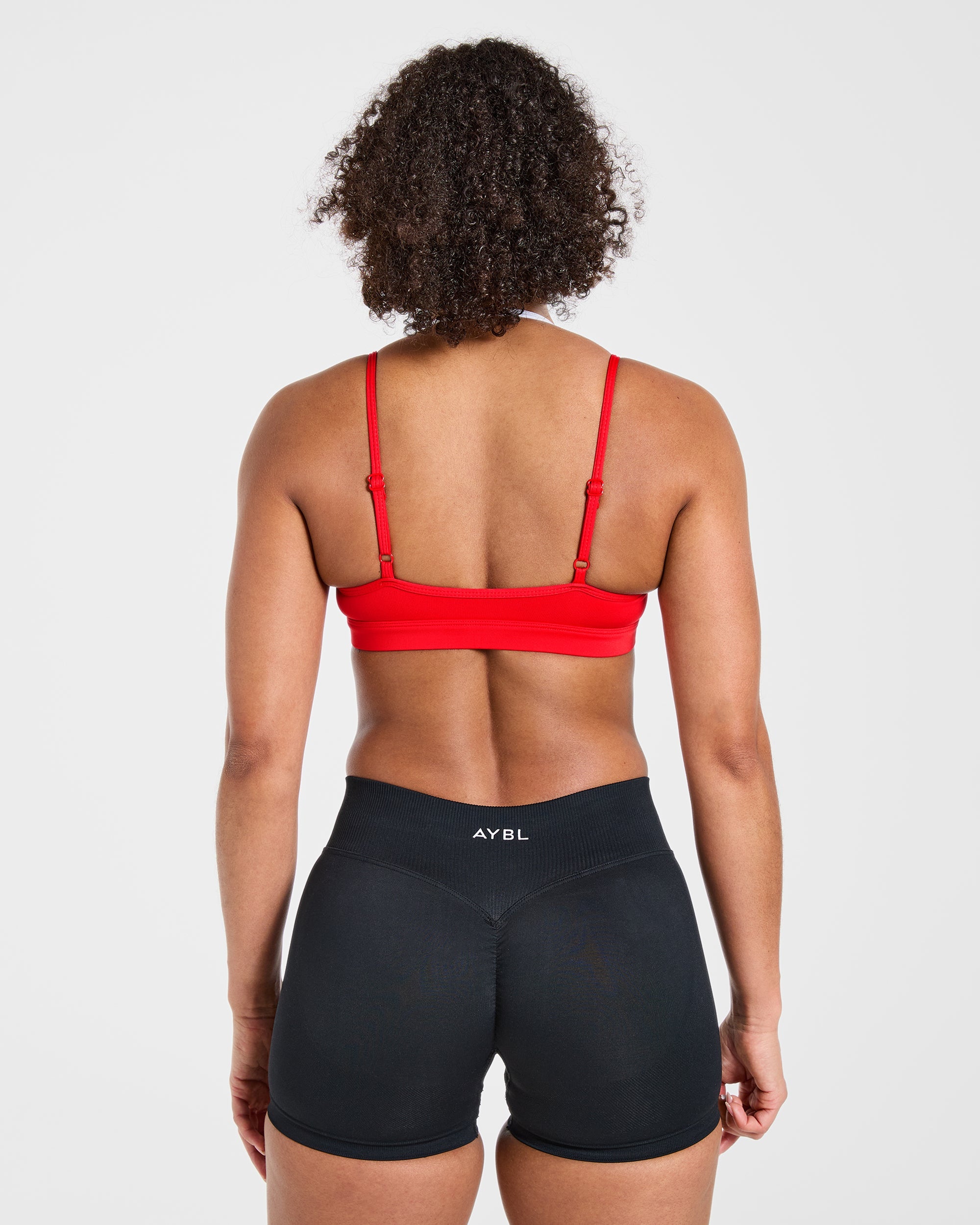 Essential Double Layer Sports Bra - Vibrant Rot