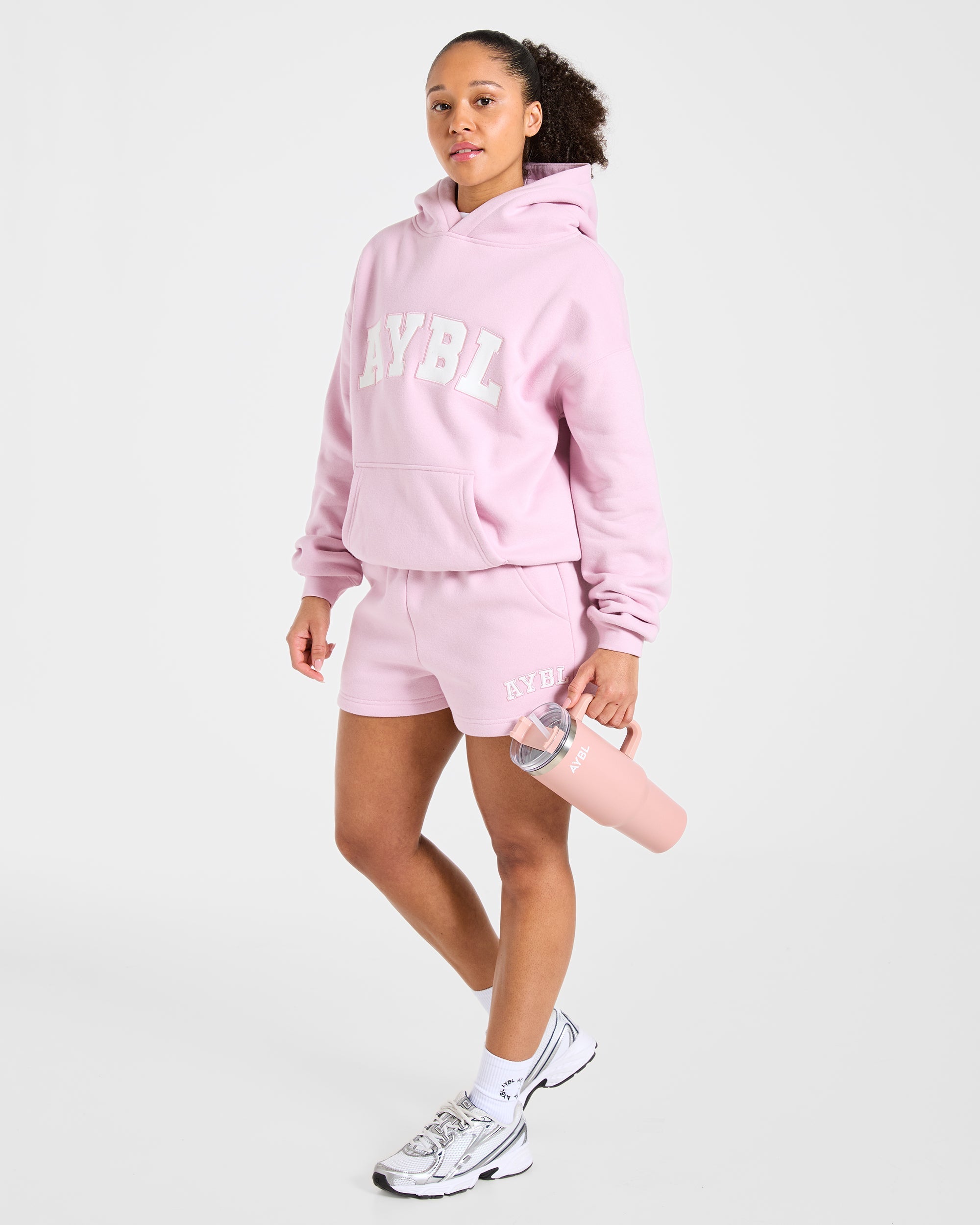 Varsity 2.0 Oversized Shorts - Iced Rosa