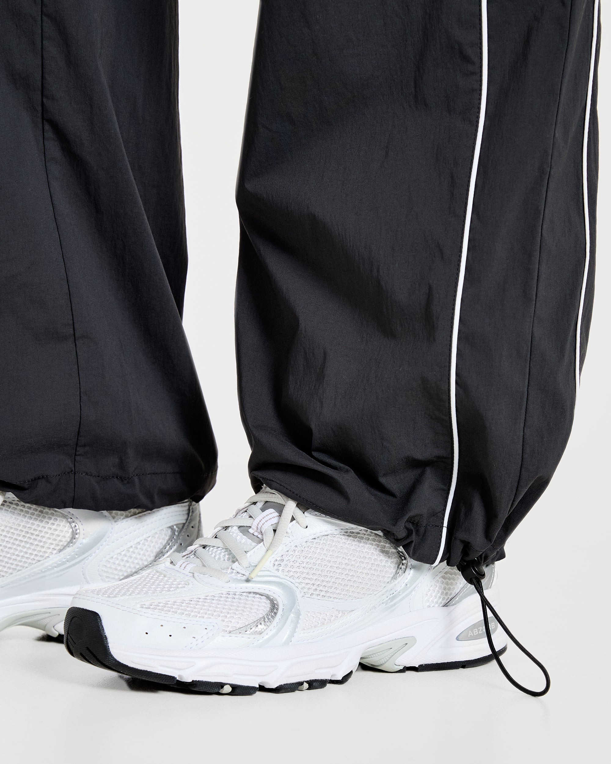 Retro Track Joggers - Schwarz