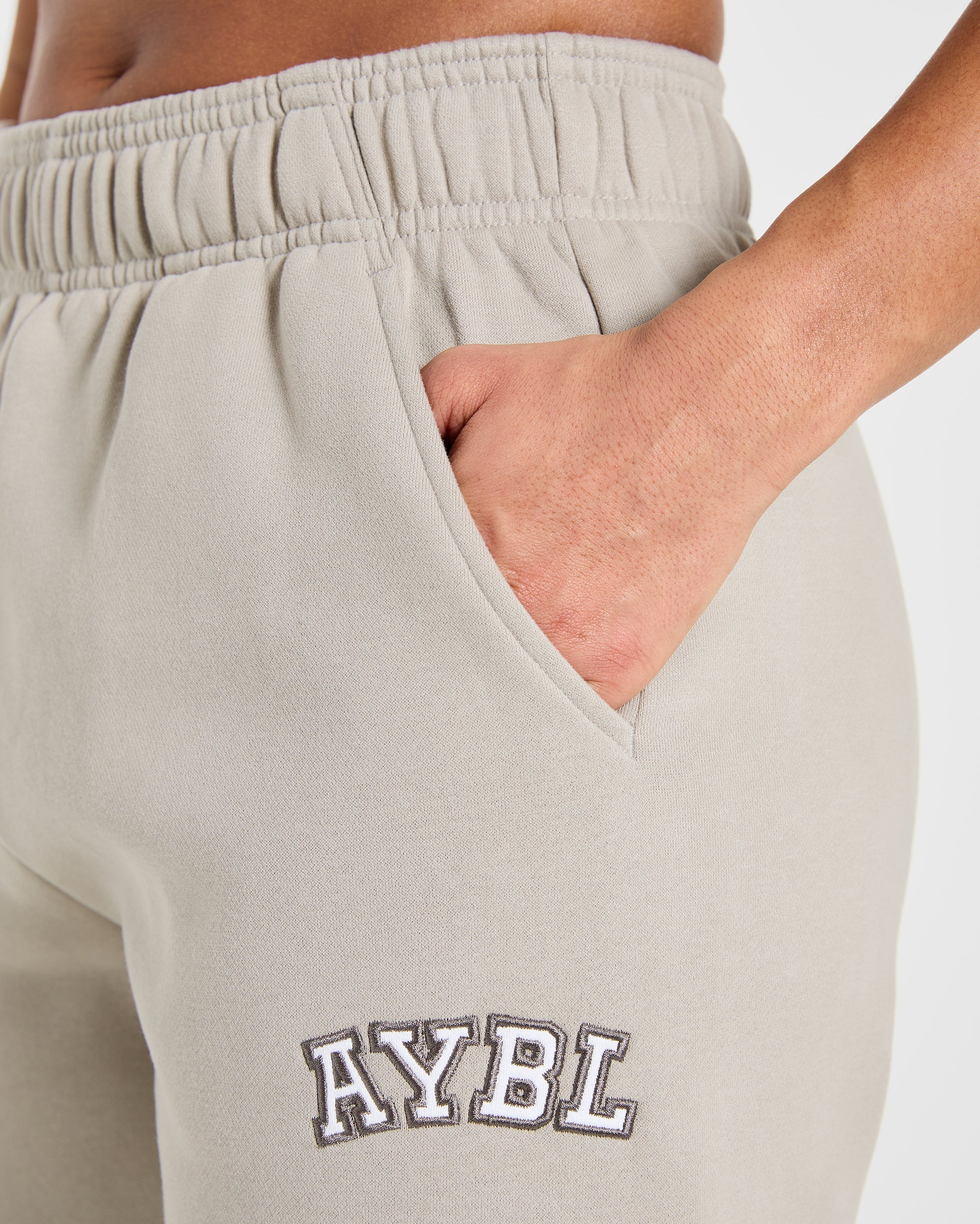 Varsity 2.0 Oversized Joggers - Taupe