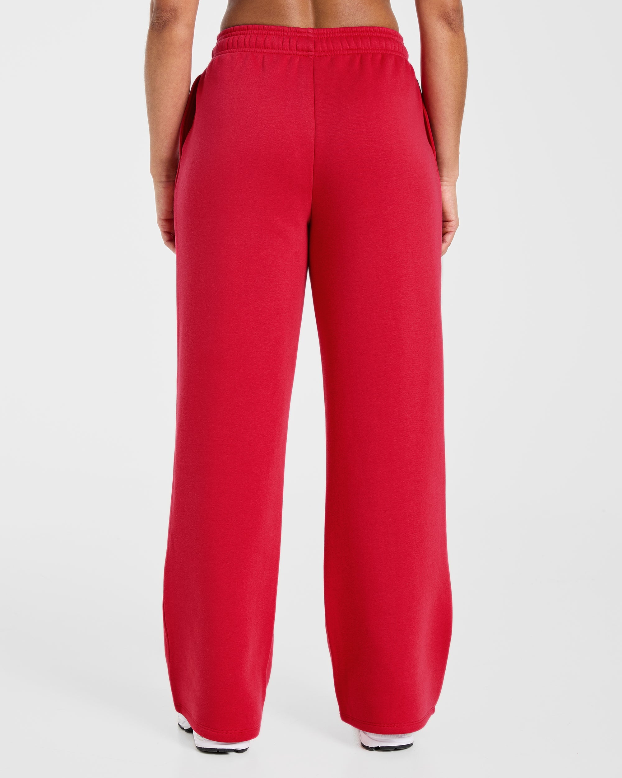 Lifestyle Oversized Straight Leg Joggers - Rot