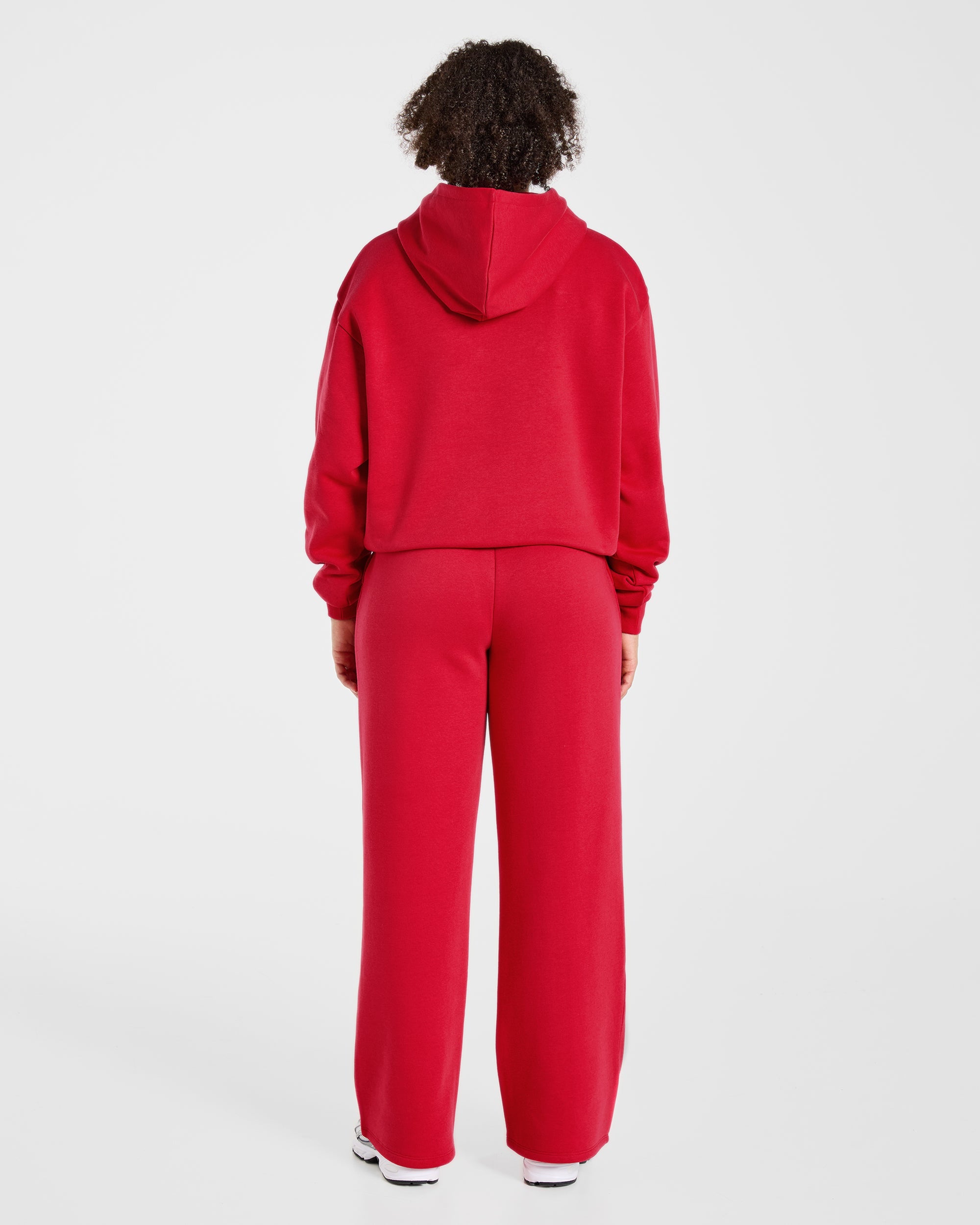 Lifestyle Oversized Hoodie - Rot