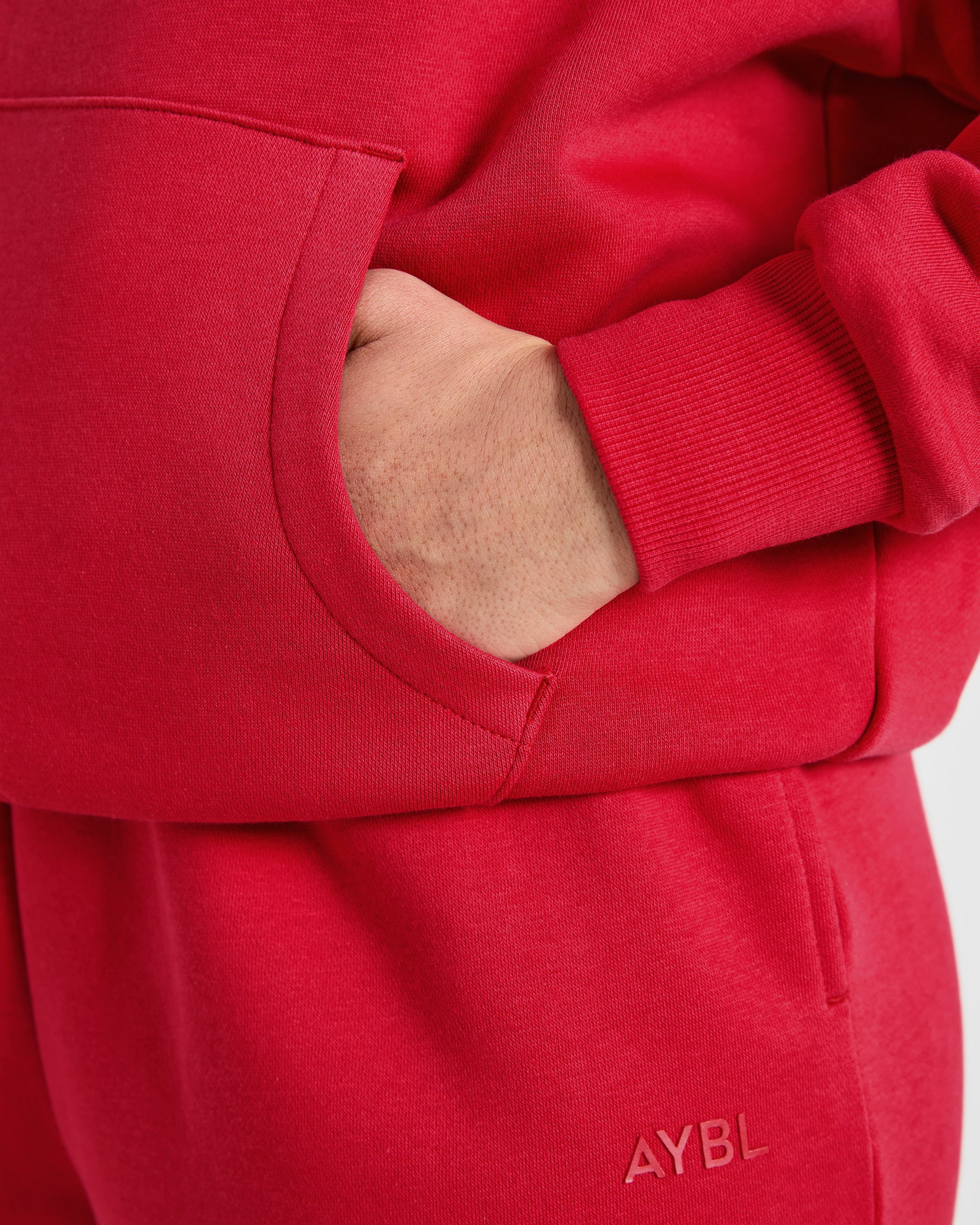 Lifestyle Oversized Hoodie - Rot