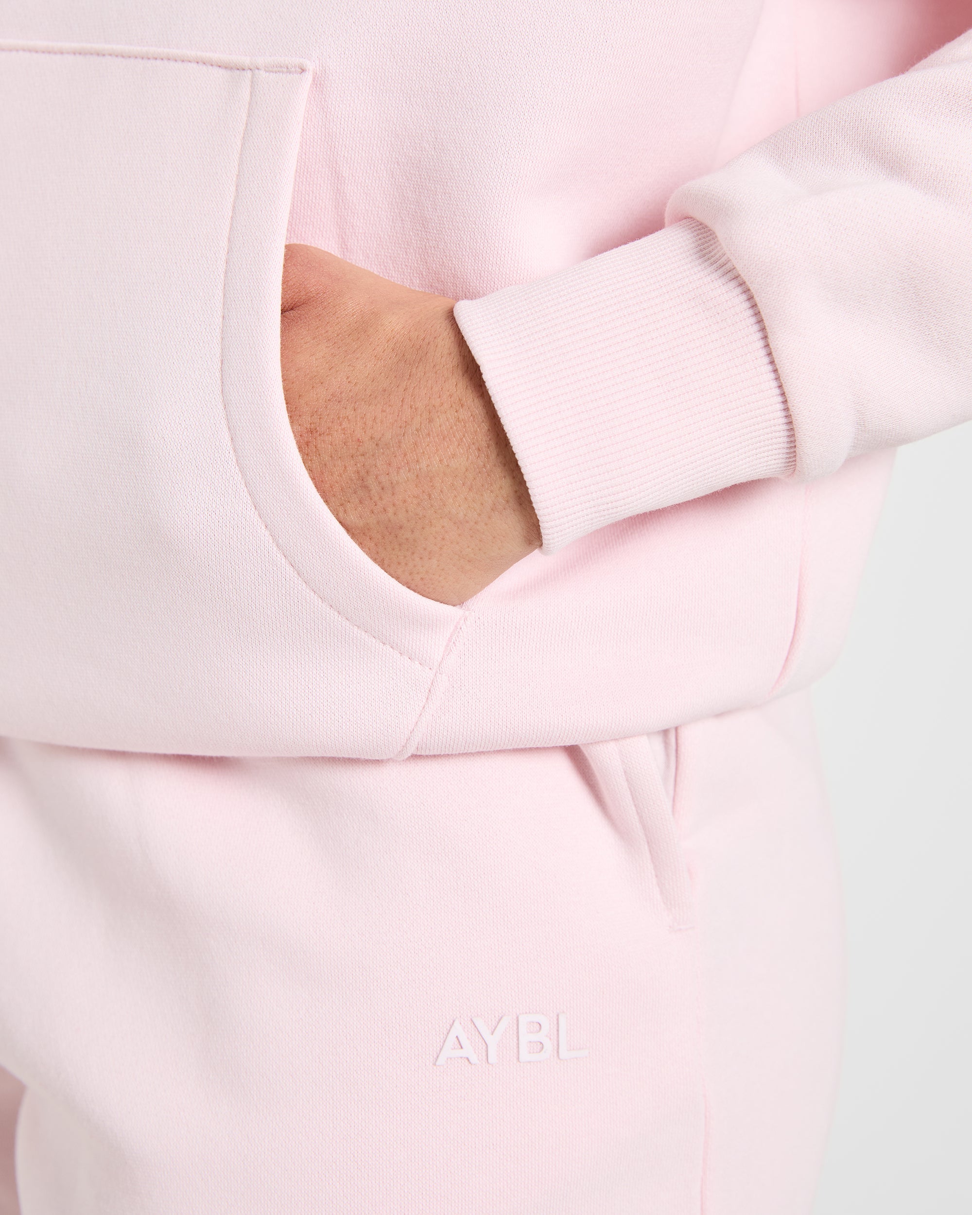 Lifestyle Oversized Hoodie - Pastel Rosa