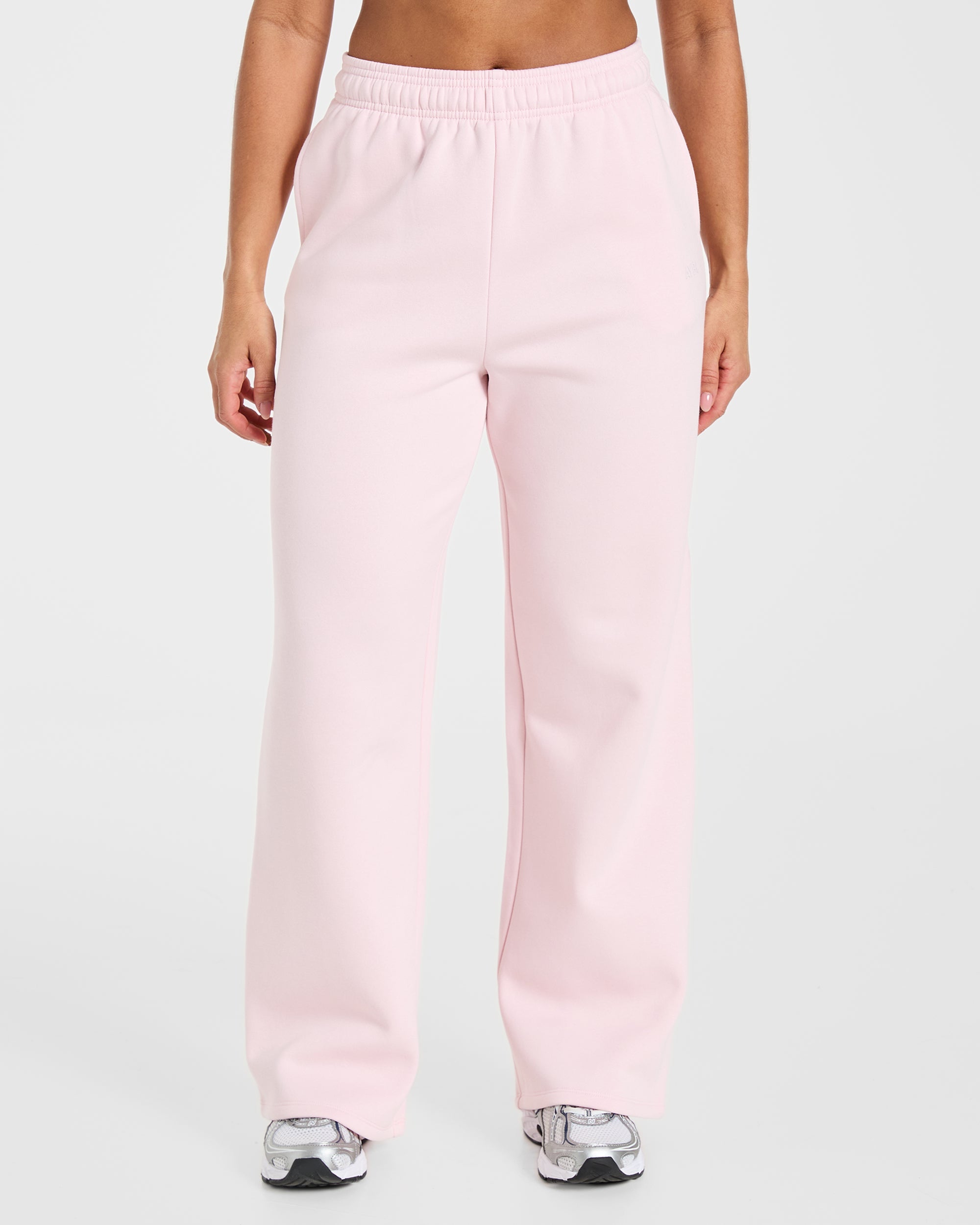 Lifestyle Oversized Straight Leg Joggers - Pastel Rosa