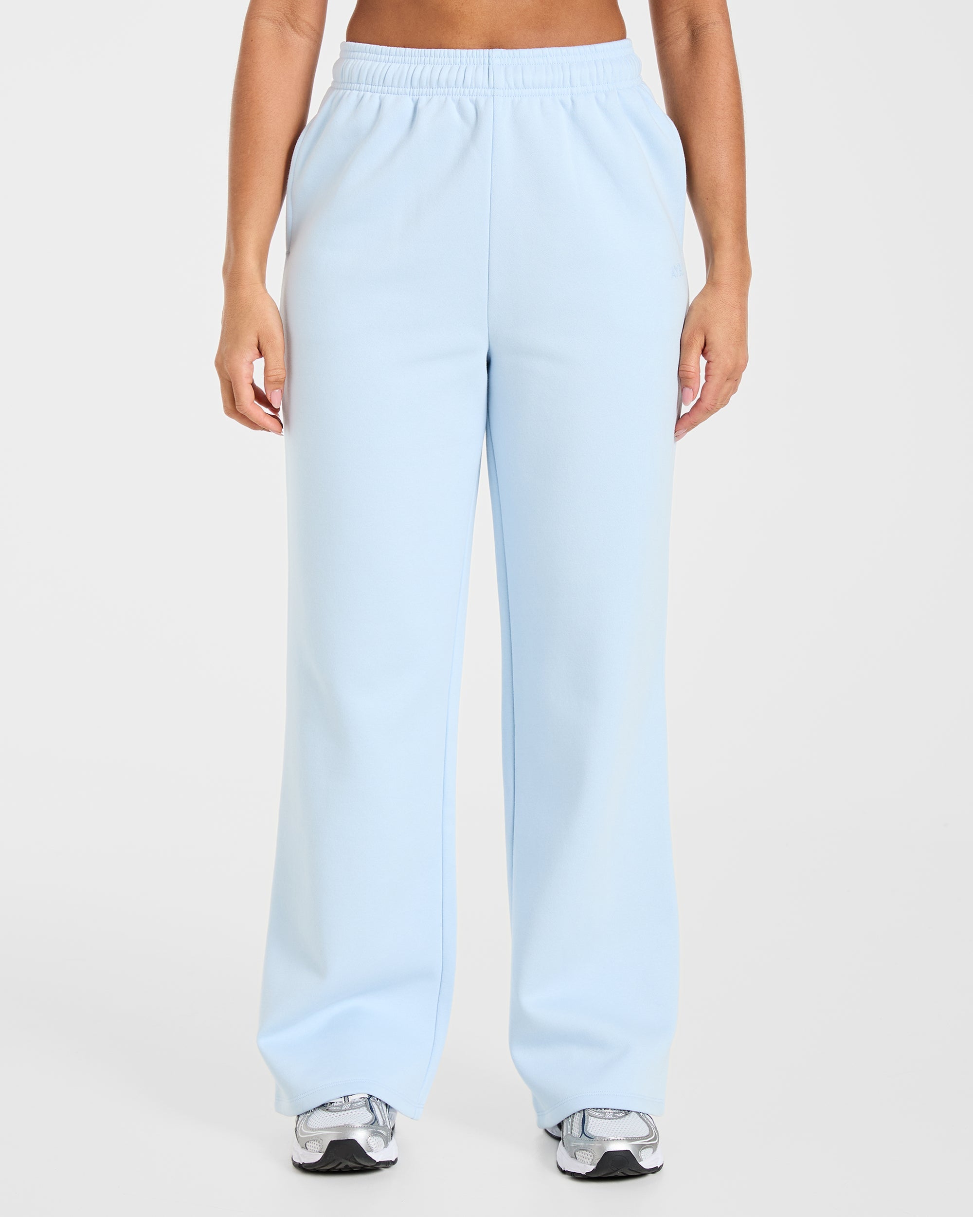 Lifestyle Oversized Straight Leg Joggers - Spring Blau