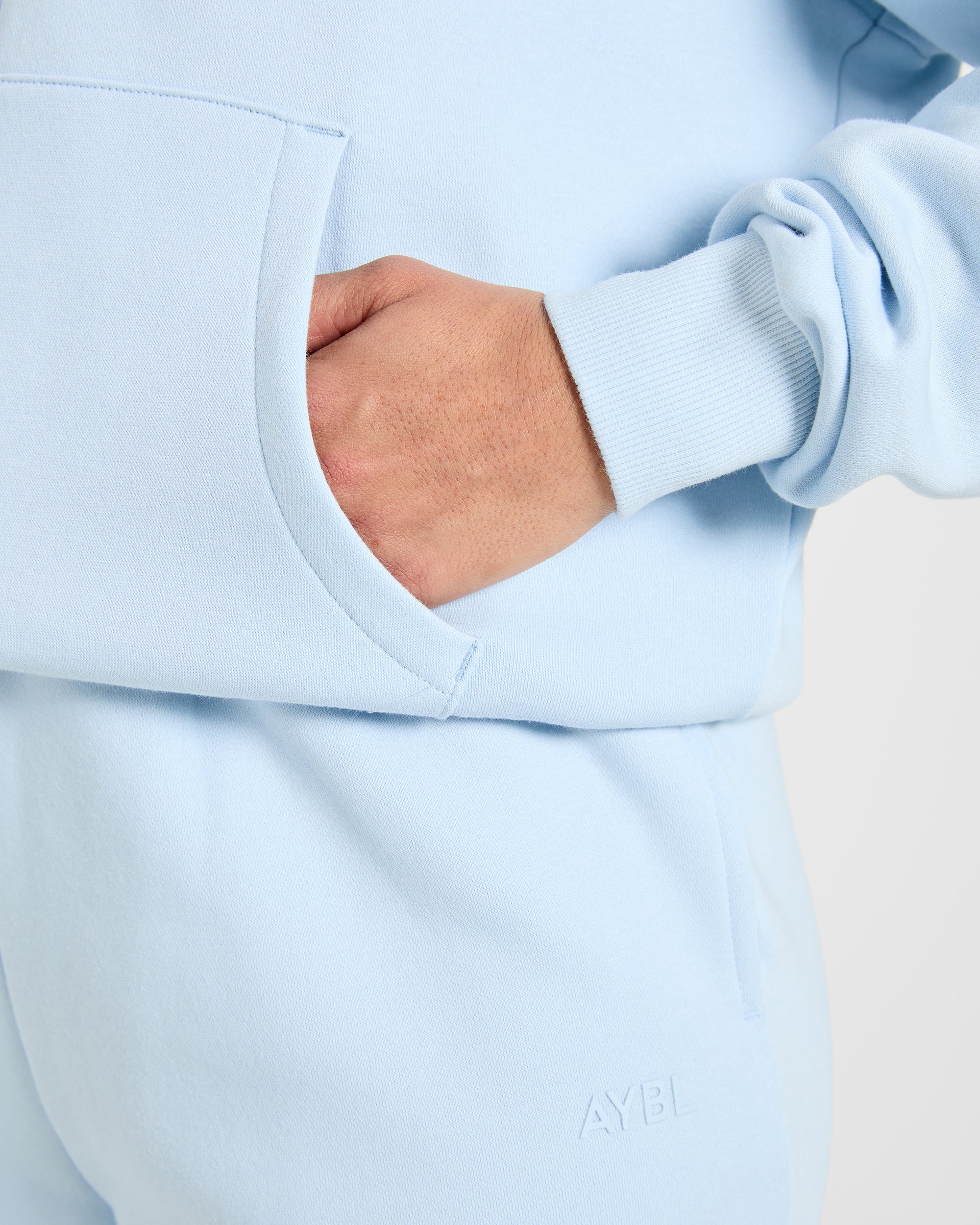 Lifestyle Oversized Zip Up Hoodie - Spring Blau