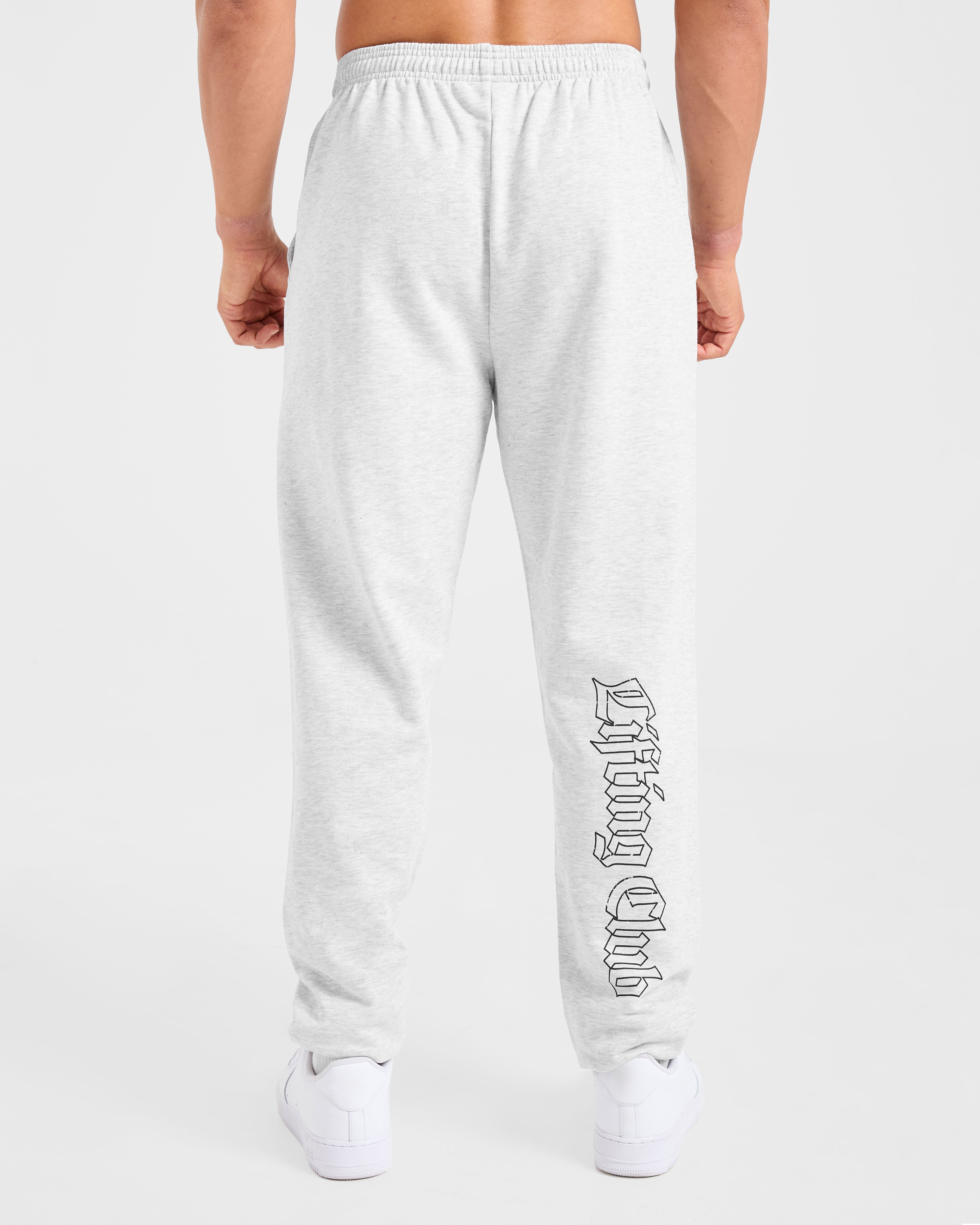 Lifting Club Gothic Oversized Joggers - Grau Marl