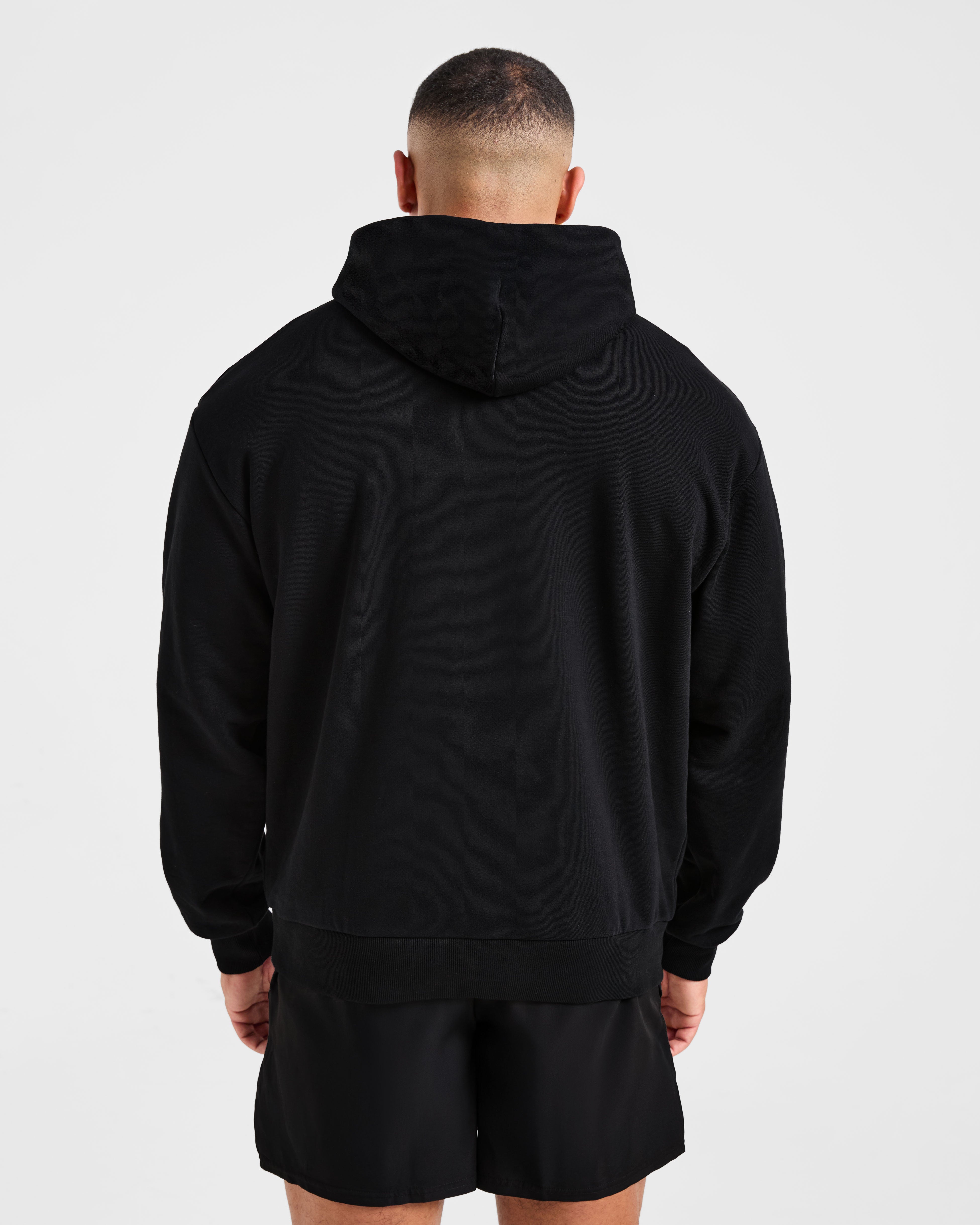 Craft Oversized Hoodie - Schwarz