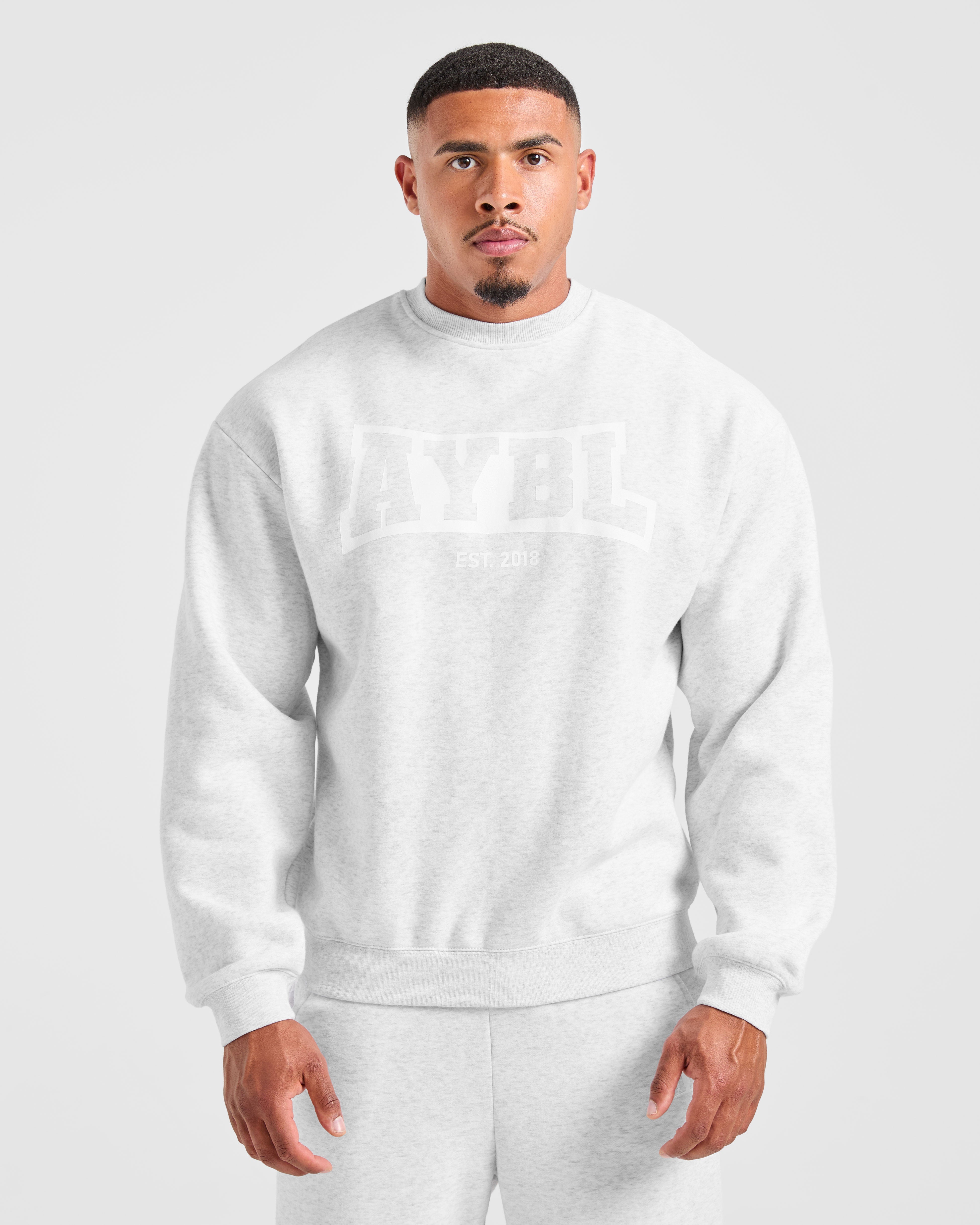 Academy Oversized Sweater - Grau Marl