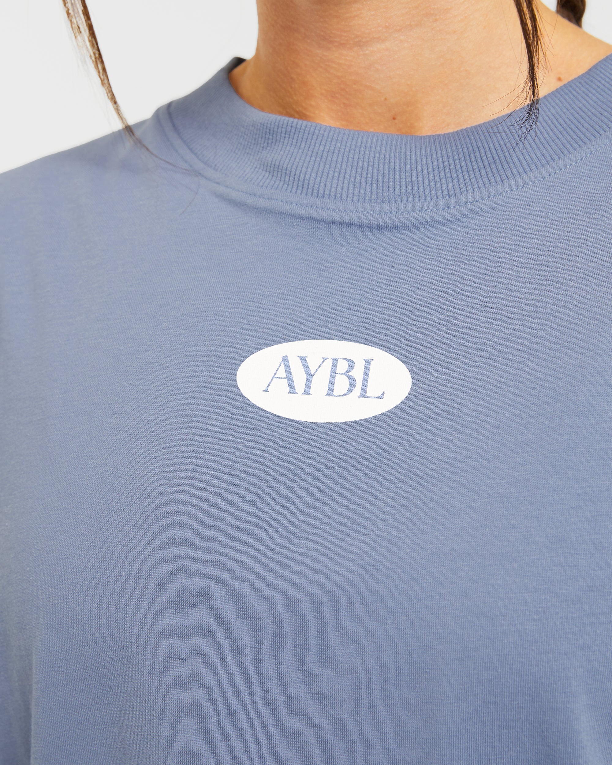 AYBL Lifestyle Oversized T Shirt - Cornflower Blau