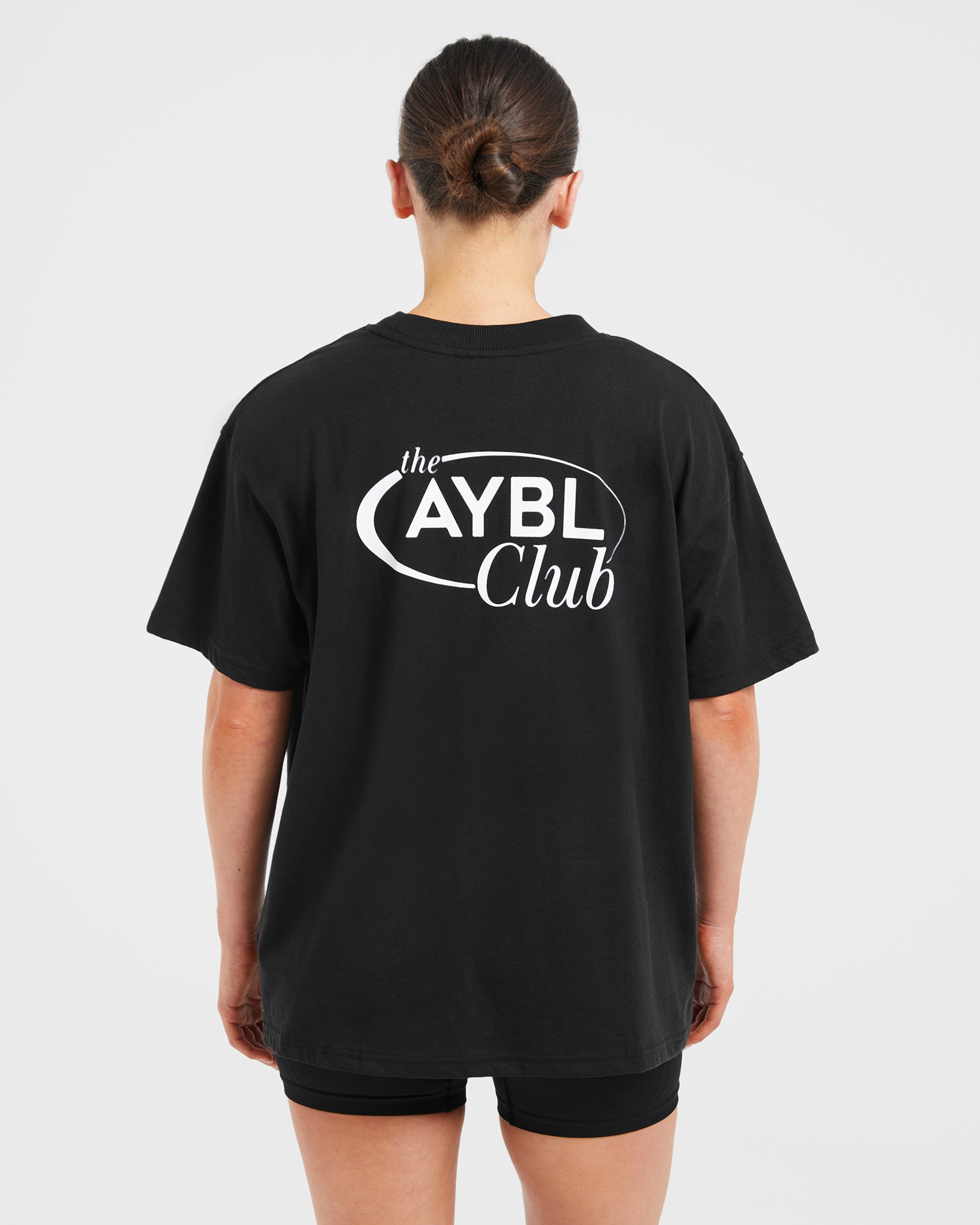 AYBL Club Oversized T Shirt - Schwarz