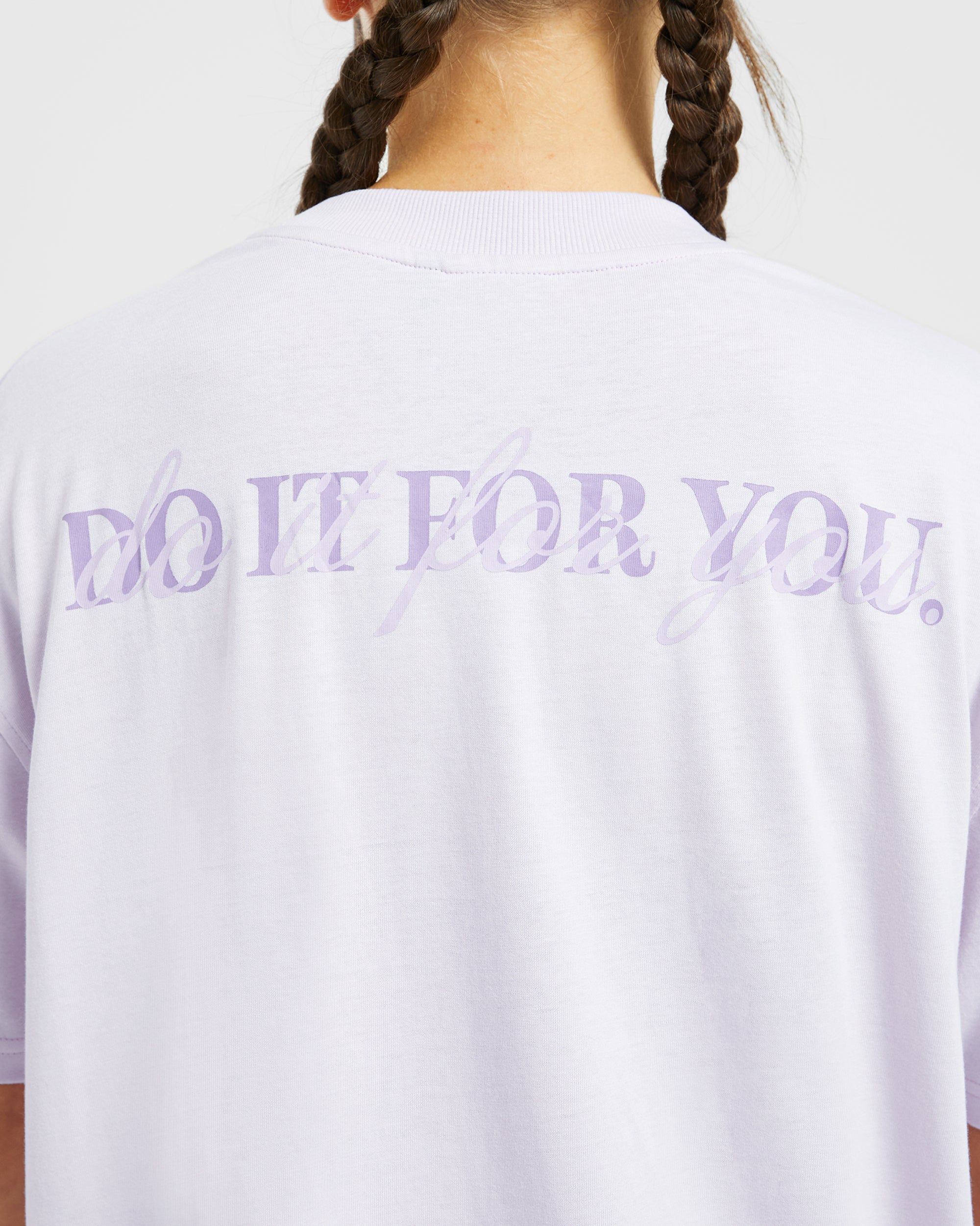 Do It For You Oversized T Shirt - Orchid Violet