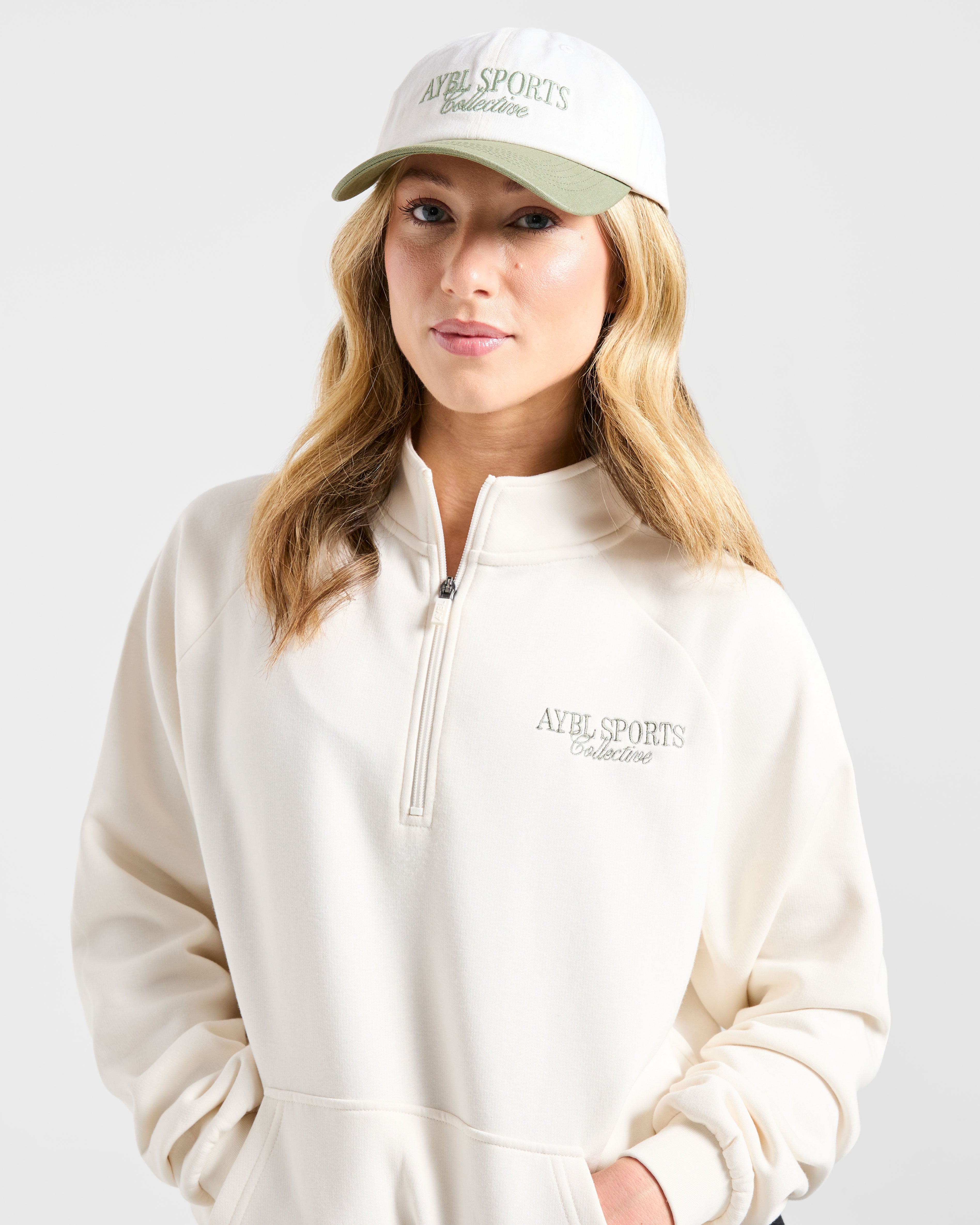 Sports Collective Cap - Off White/Grün