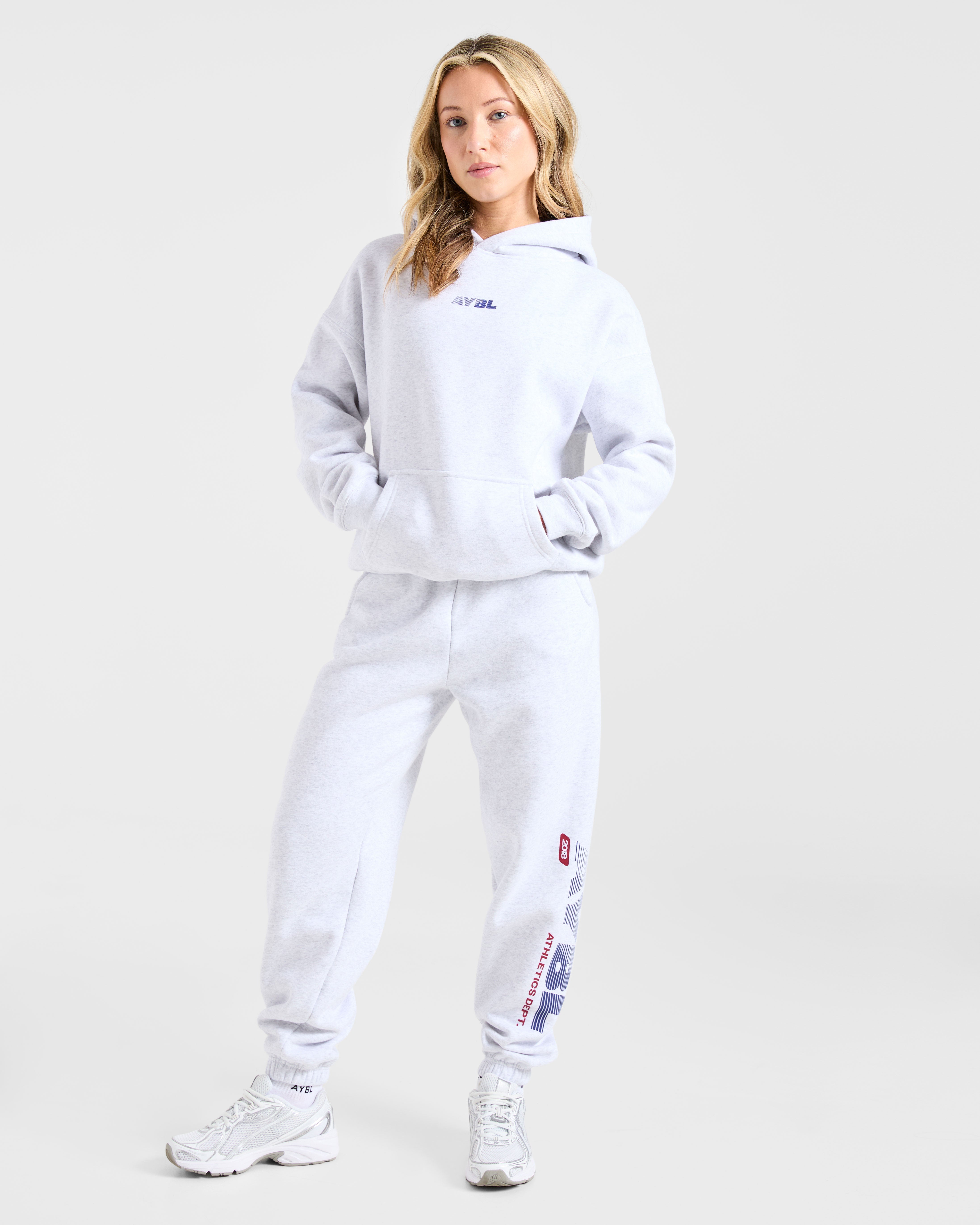 Athletics Dept Oversized Joggers - Grau Marl