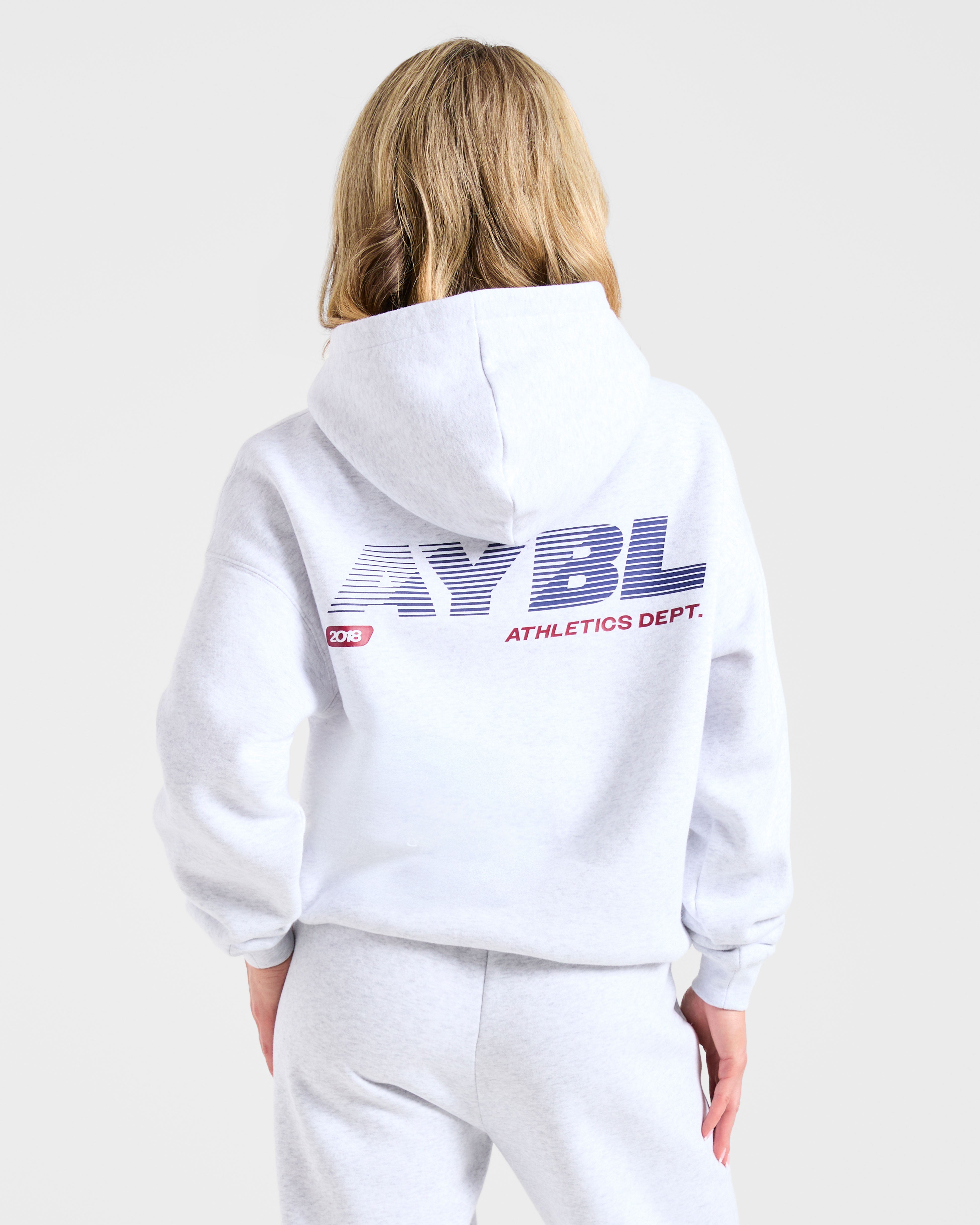 Athletics Dept Oversized Hoodie - Grau Marl