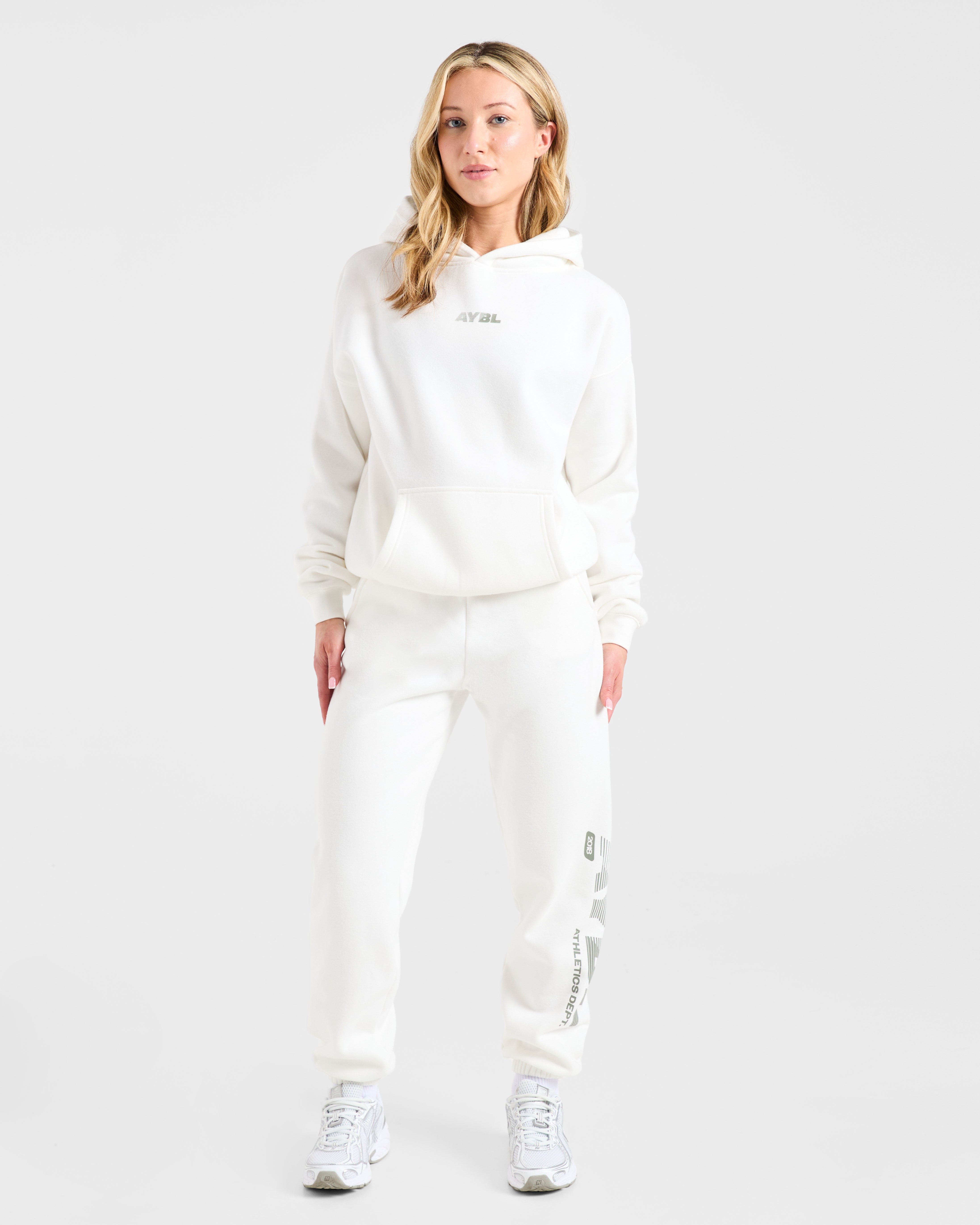 Athletics Dept Oversized Joggers - Off Weiß