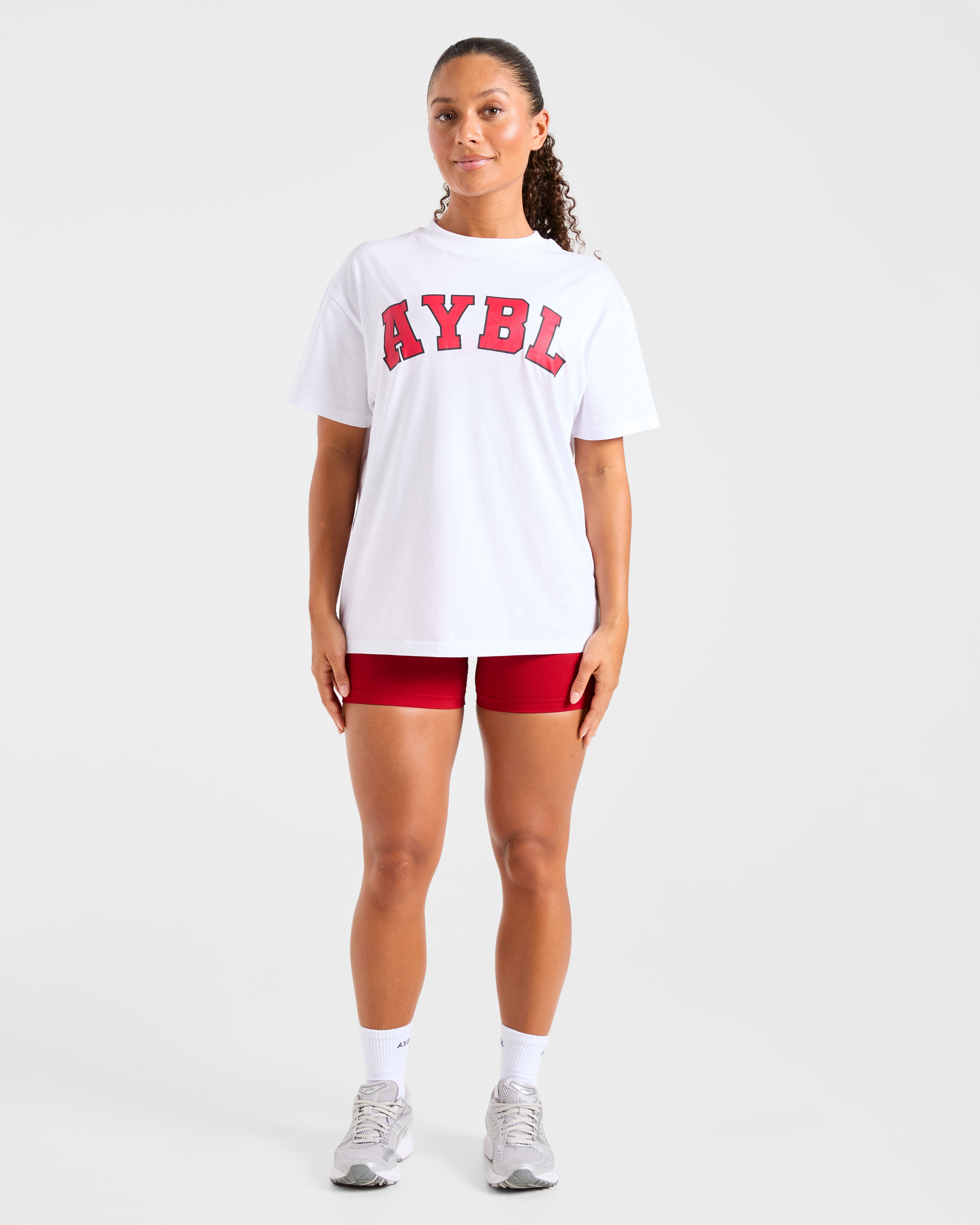 Varsity 2.0 Oversized T Shirt - Rot