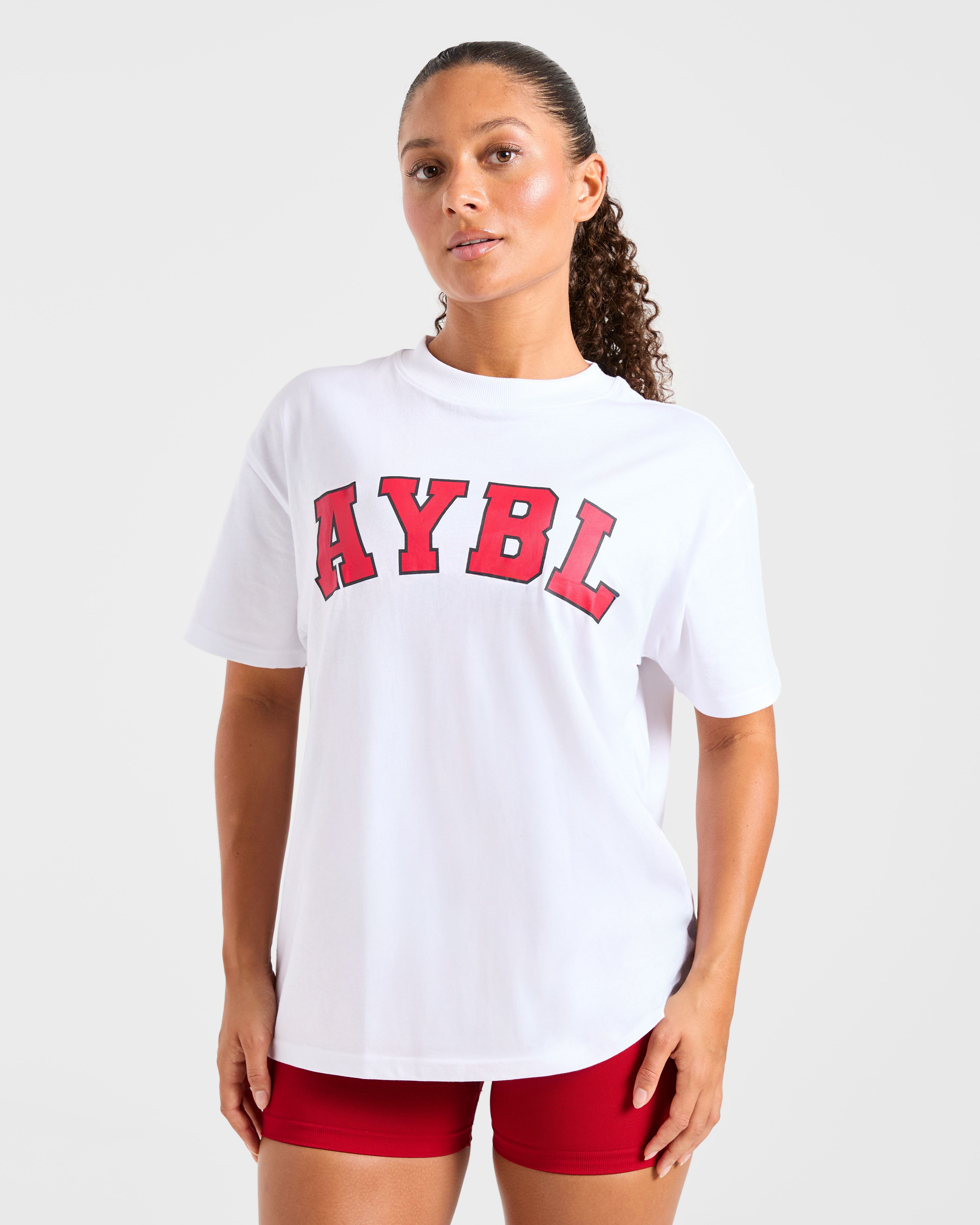 Varsity 2.0 Oversized T Shirt - Rot