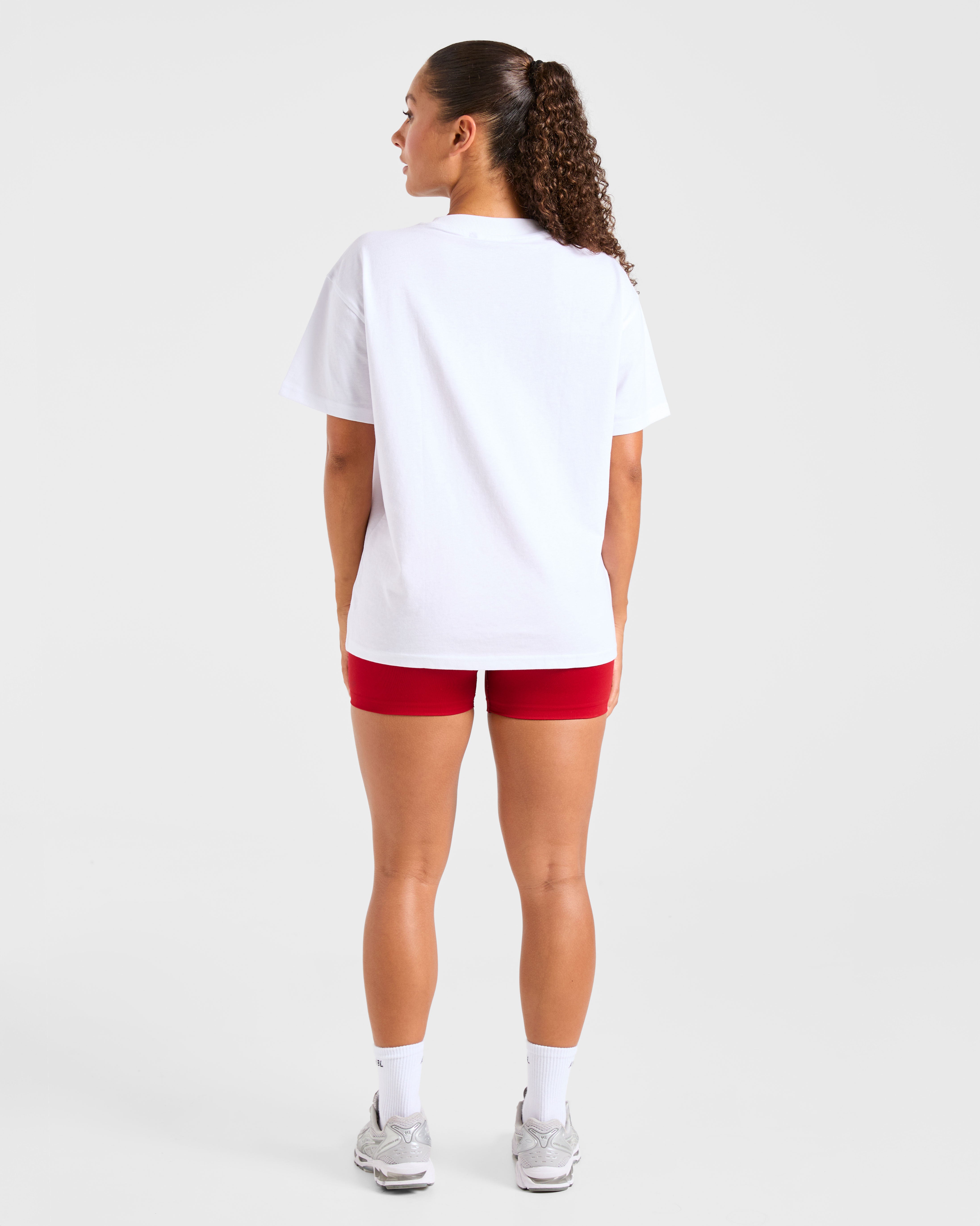 Varsity 2.0 Oversized T Shirt - Rot