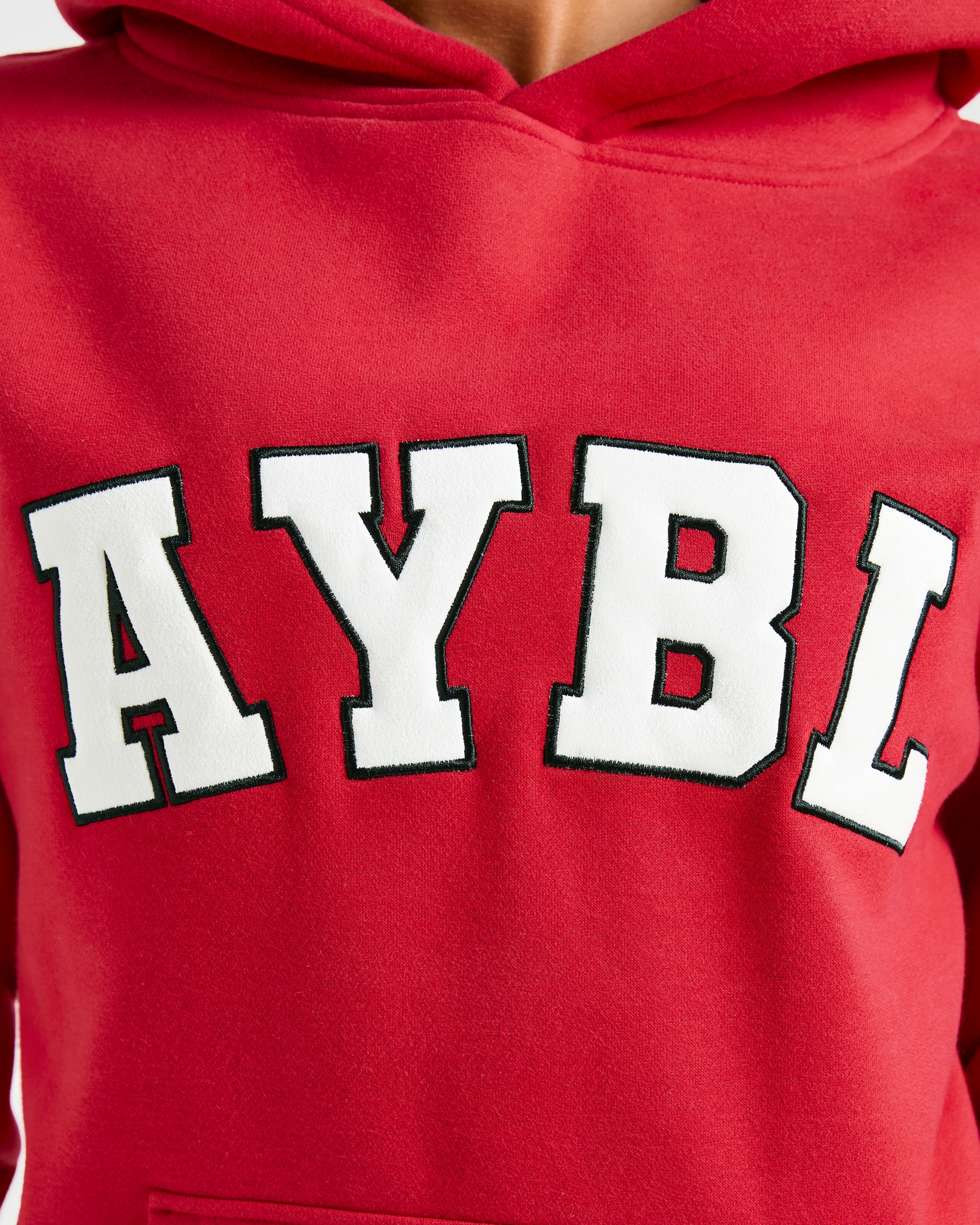 Varsity 2.0 Oversized Hoodie - Rot