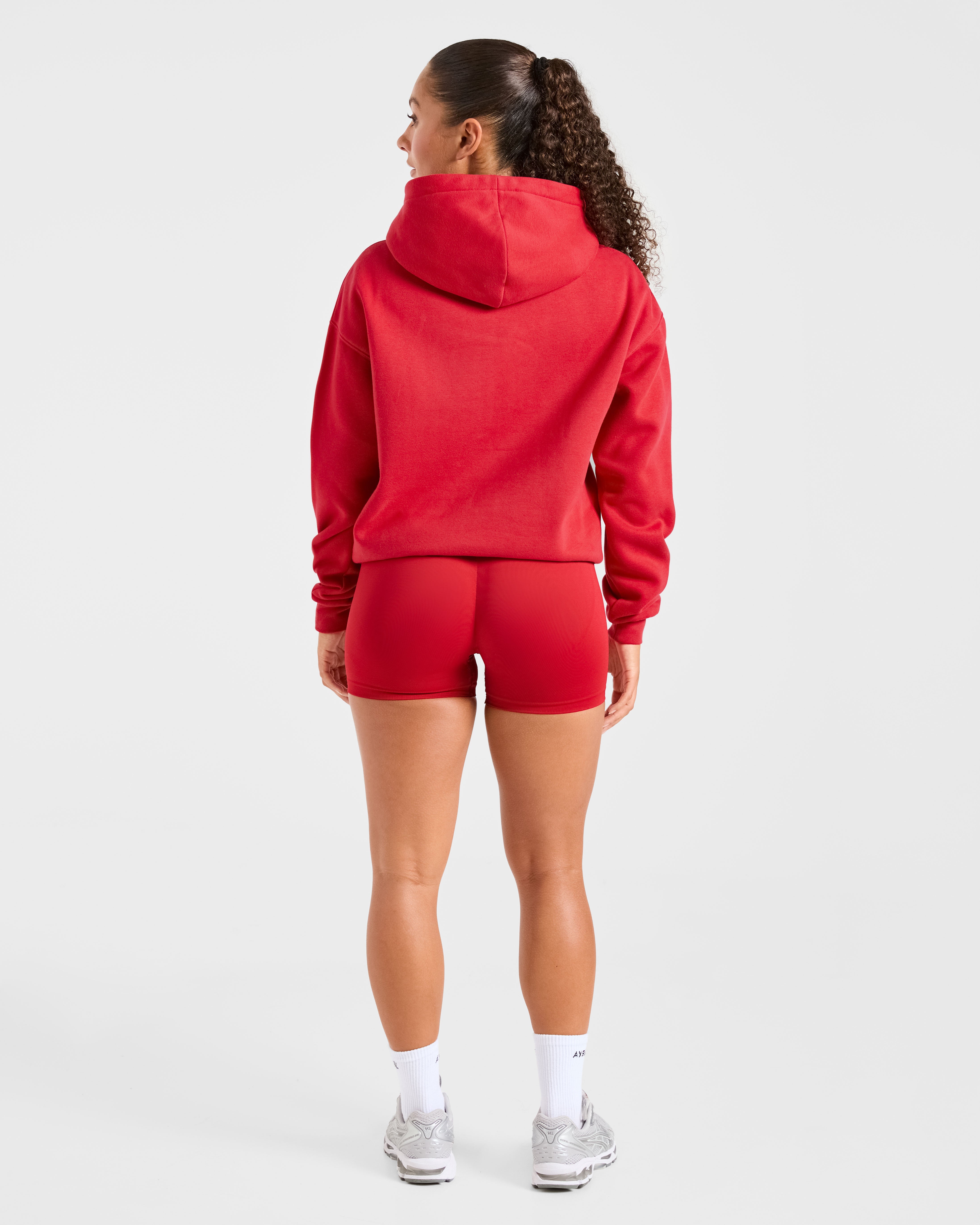 Varsity 2.0 Oversized Hoodie - Rot