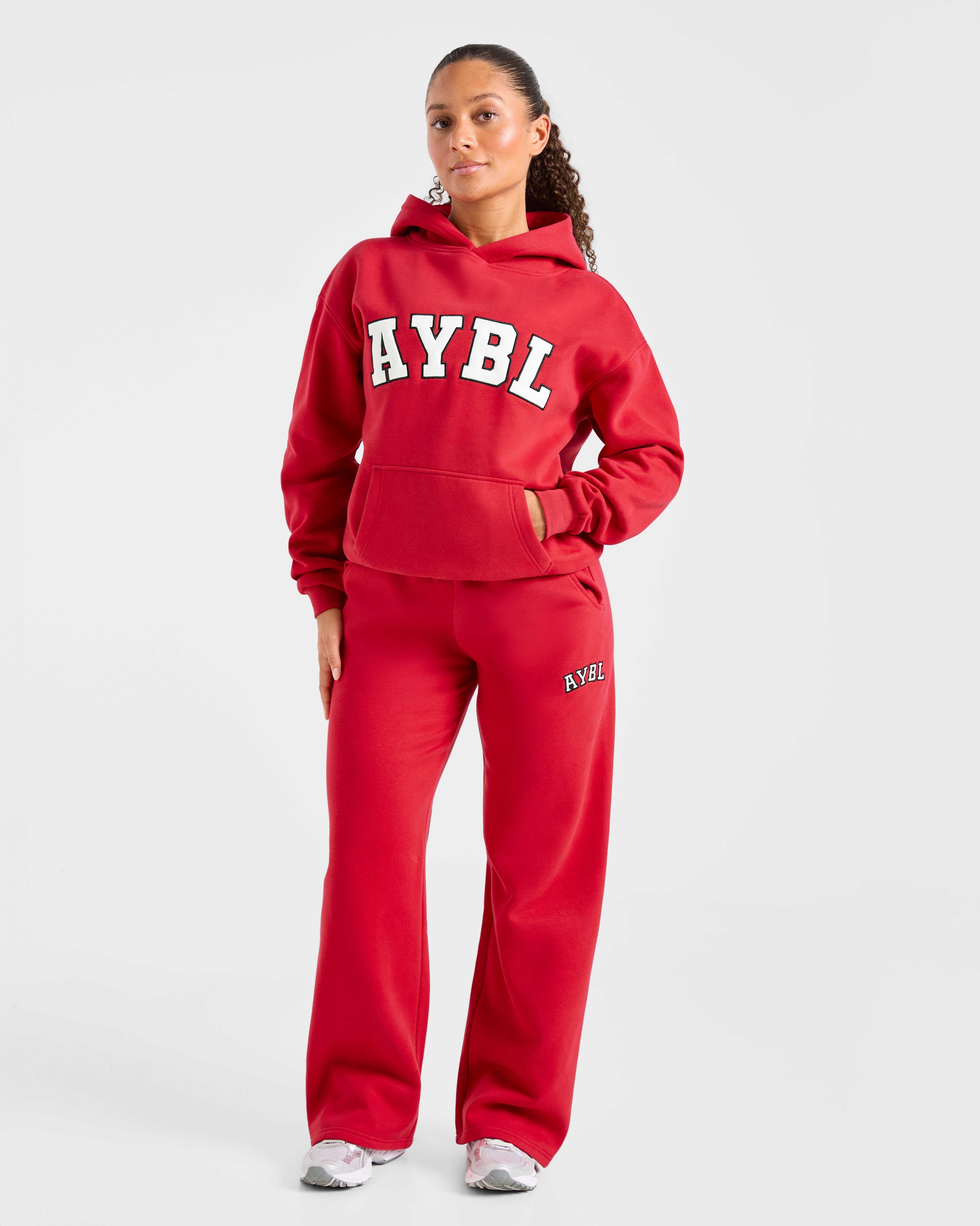 Varsity 2.0 Oversized Straight Leg Joggers - Rot