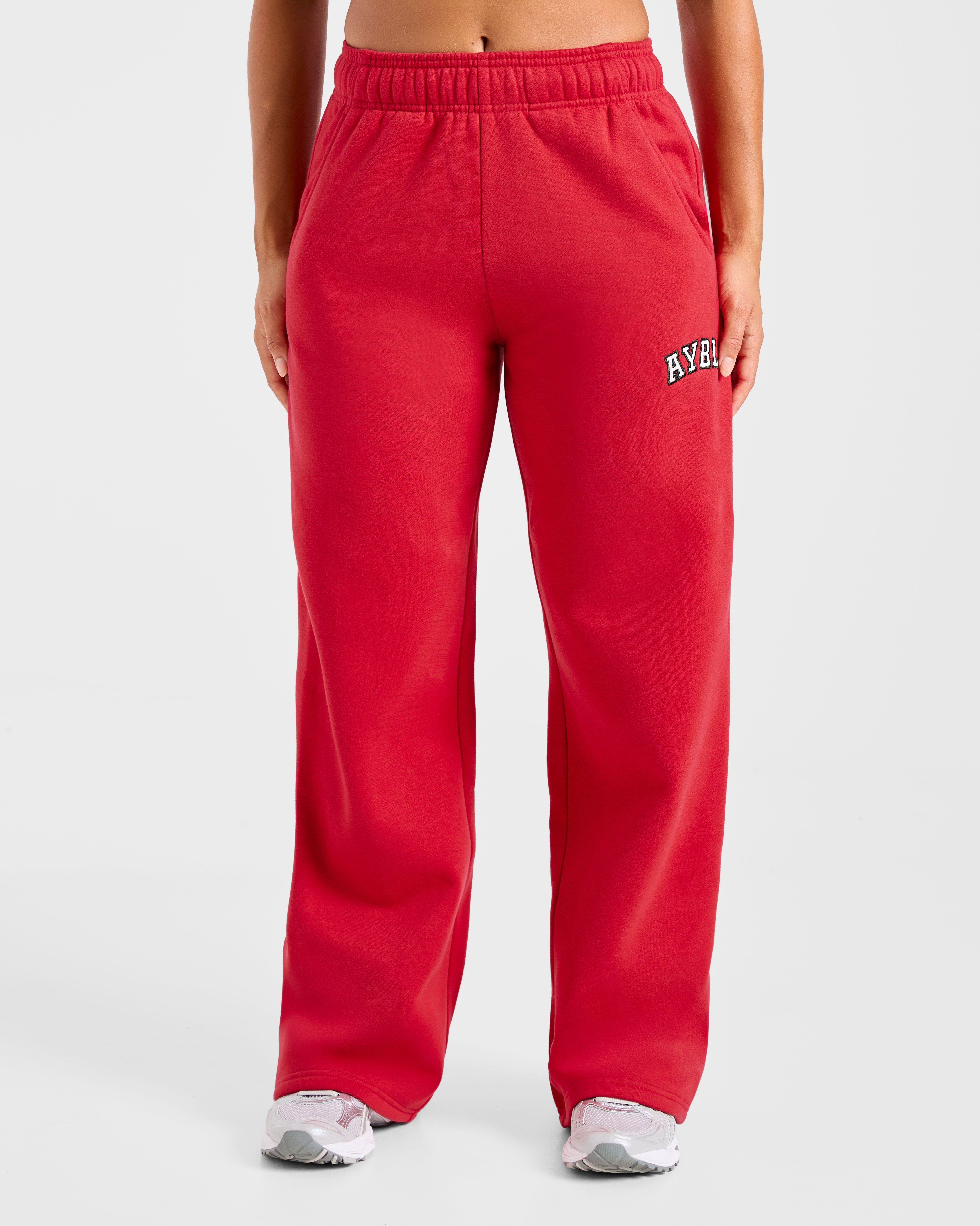 Varsity 2.0 Oversized Straight Leg Joggers - Rot