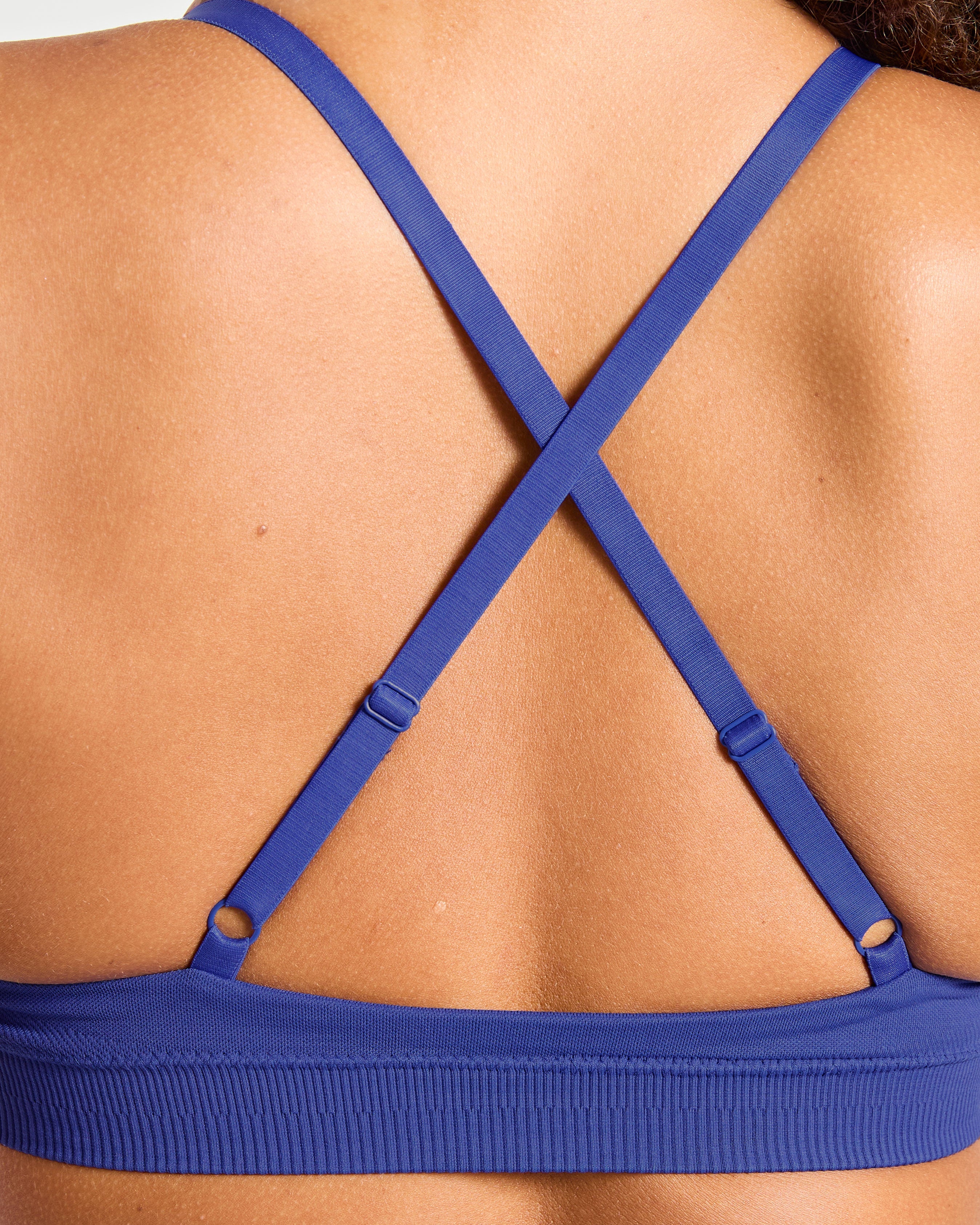 Enhance Seamless Sports Bra - Cobalt Blau