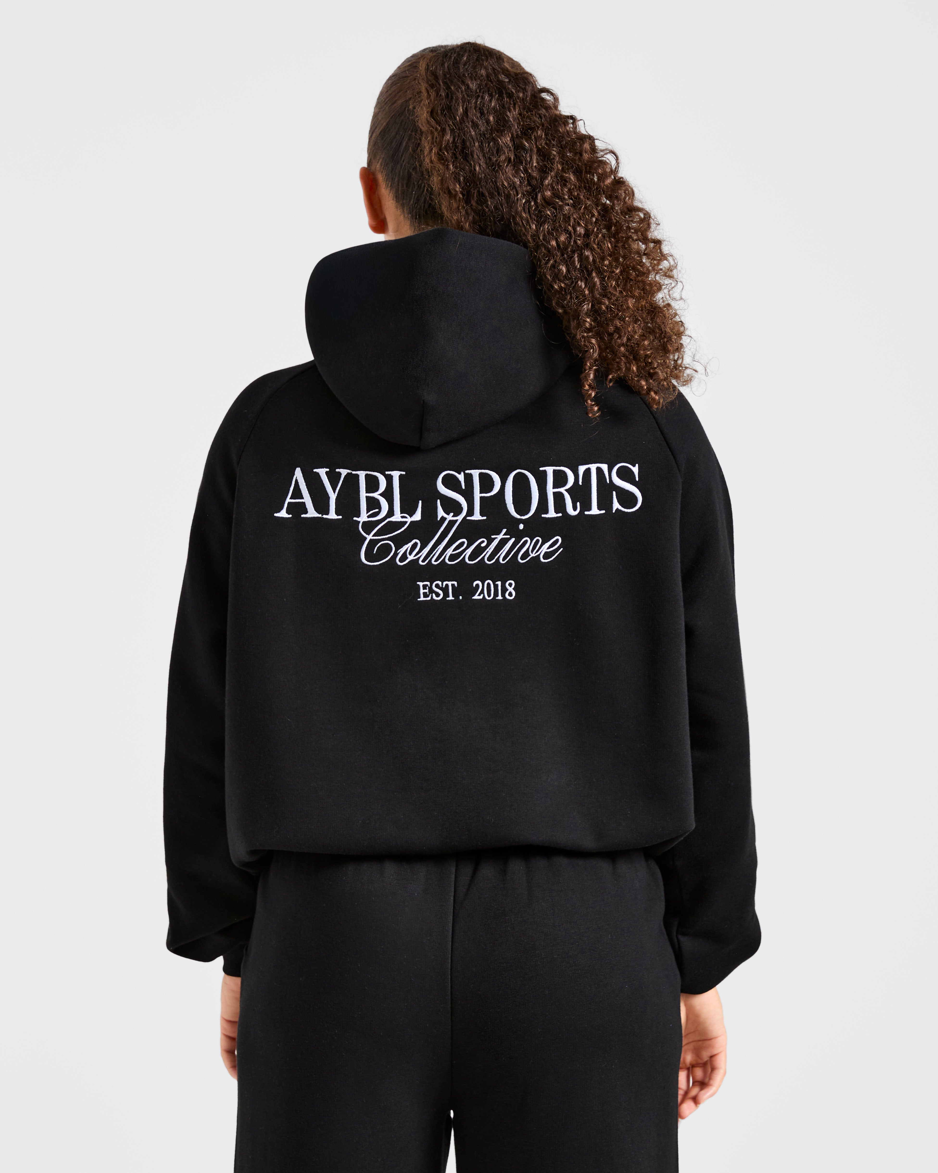 Sports Collective Oversized Hoodie - Schwarz