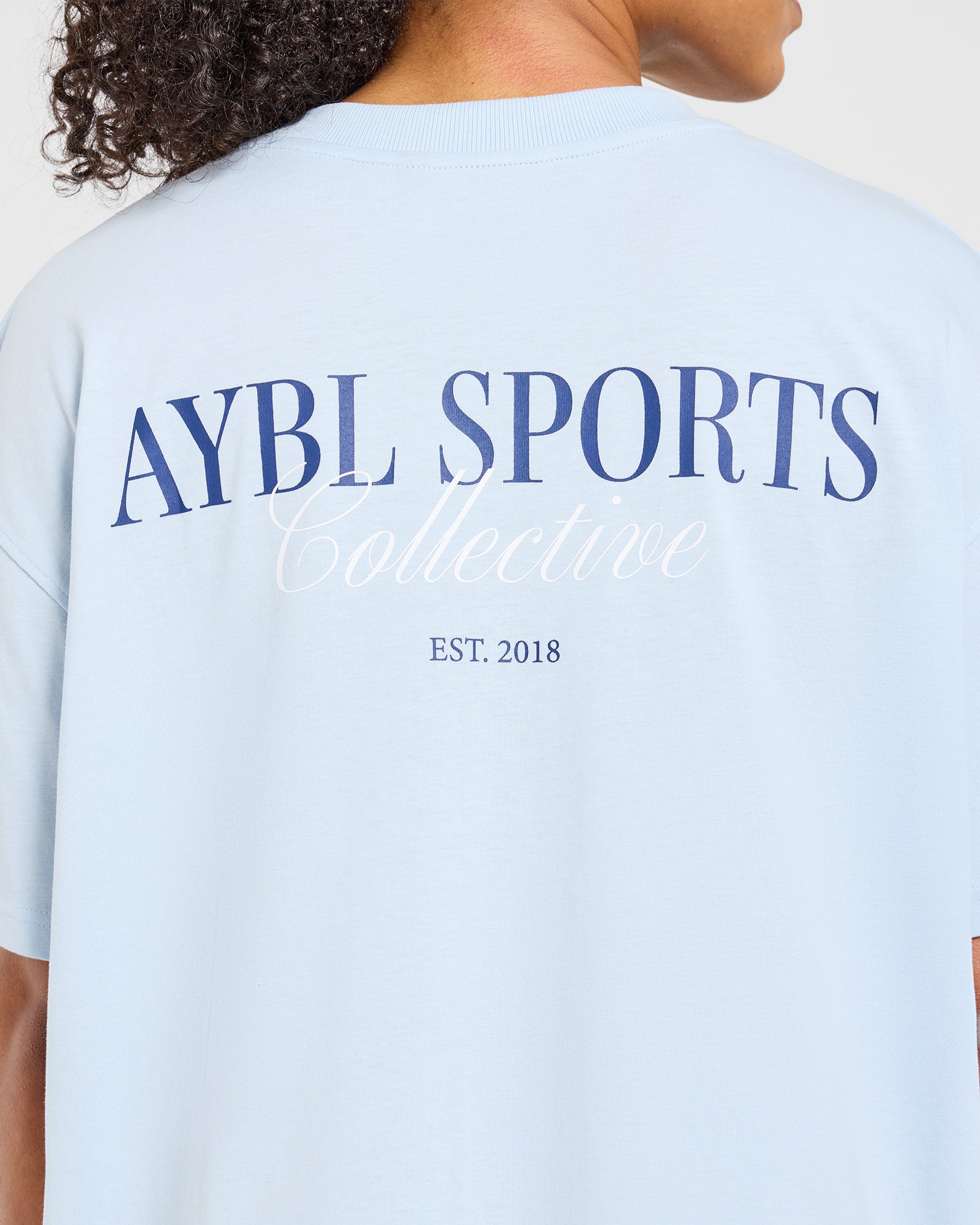 Sports Collective Oversized T Shirt - Blau