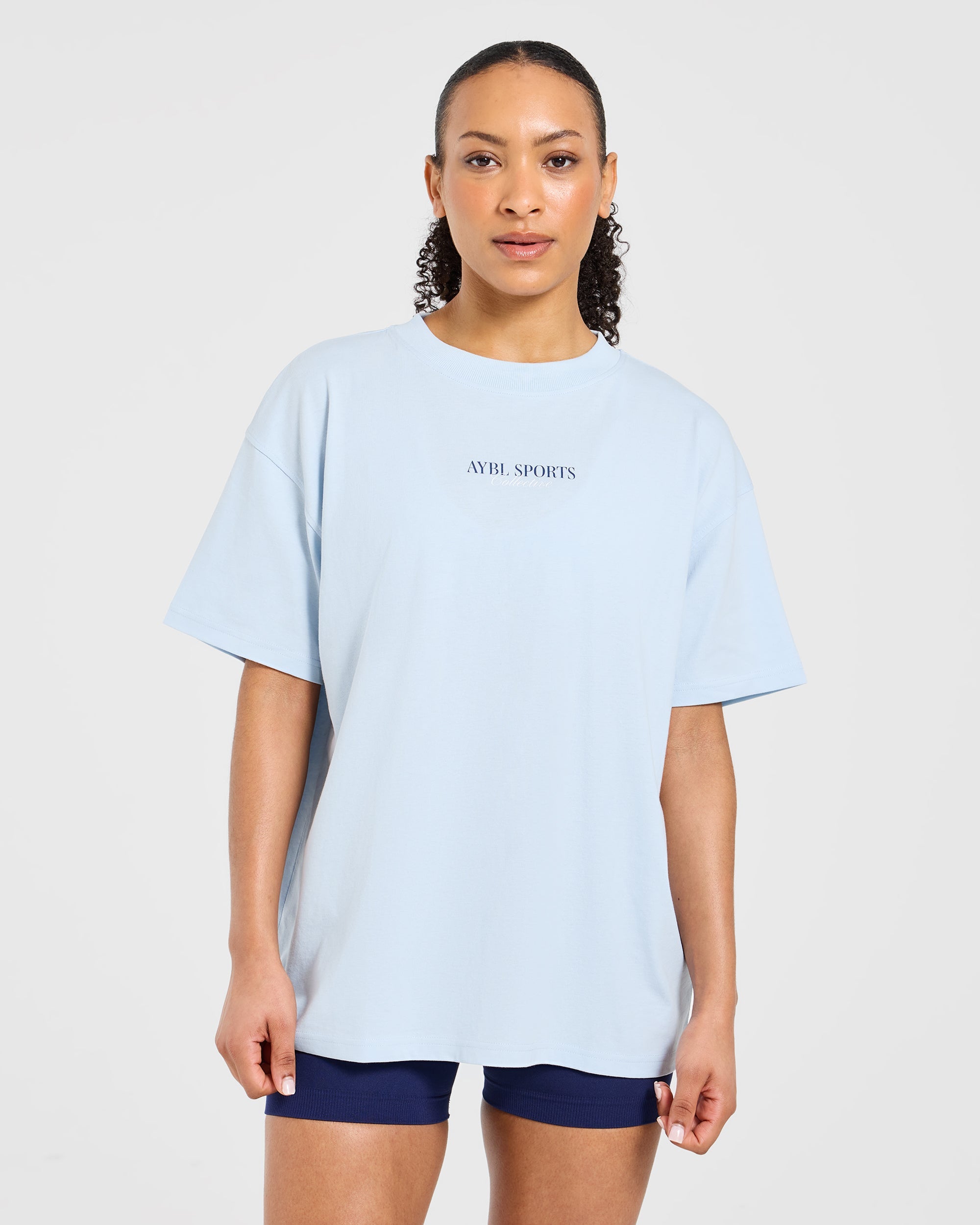 Sports Collective Oversized T Shirt - Blau