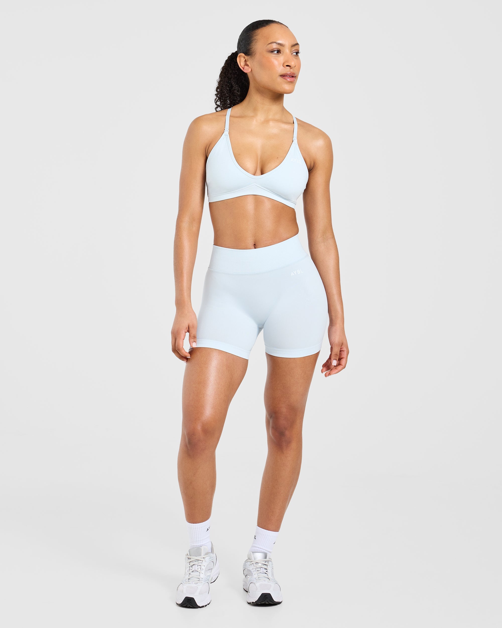 Adapt Seamless Shorts | 4.5" - Iced Blau