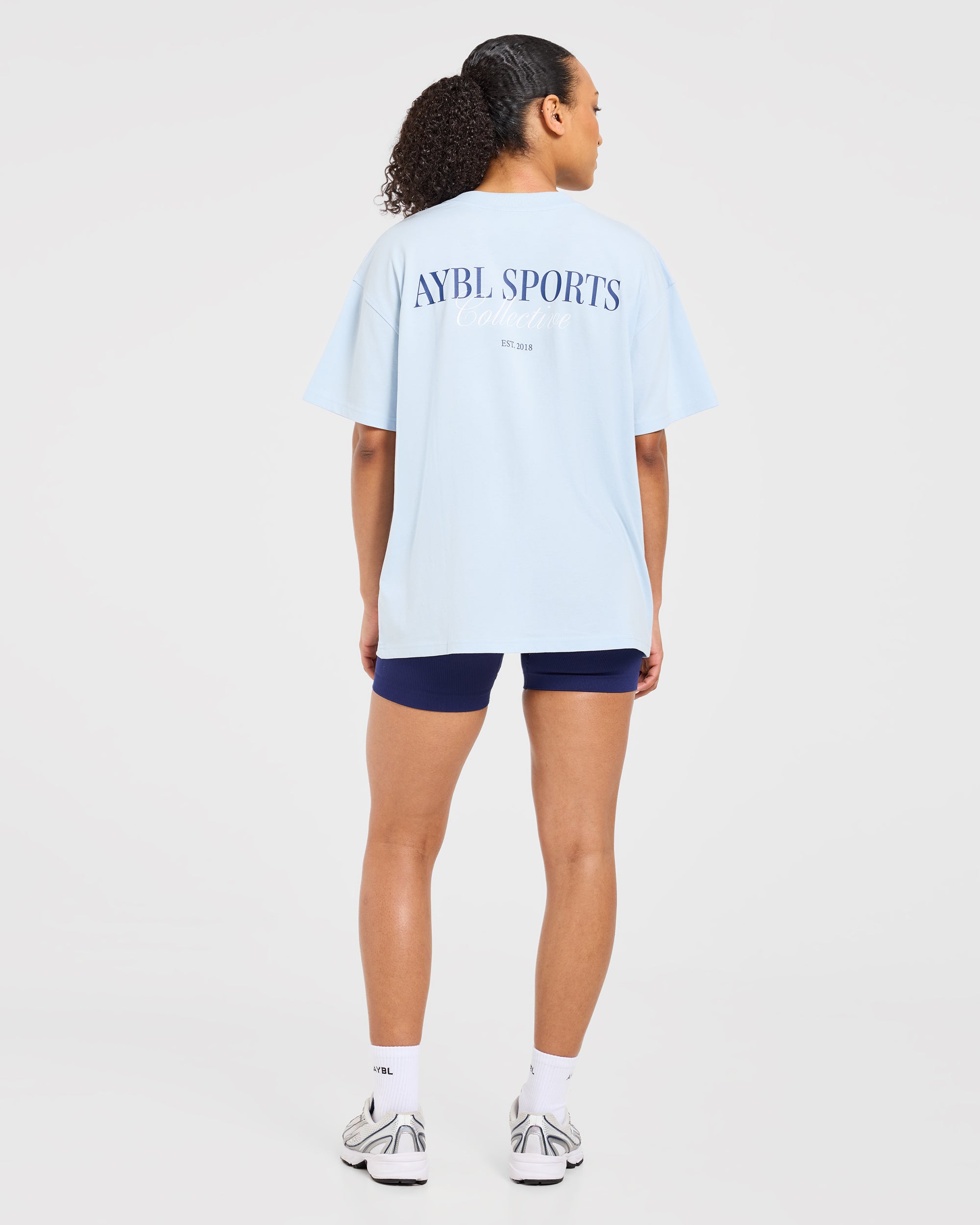 Sports Collective Oversized T Shirt - Blau