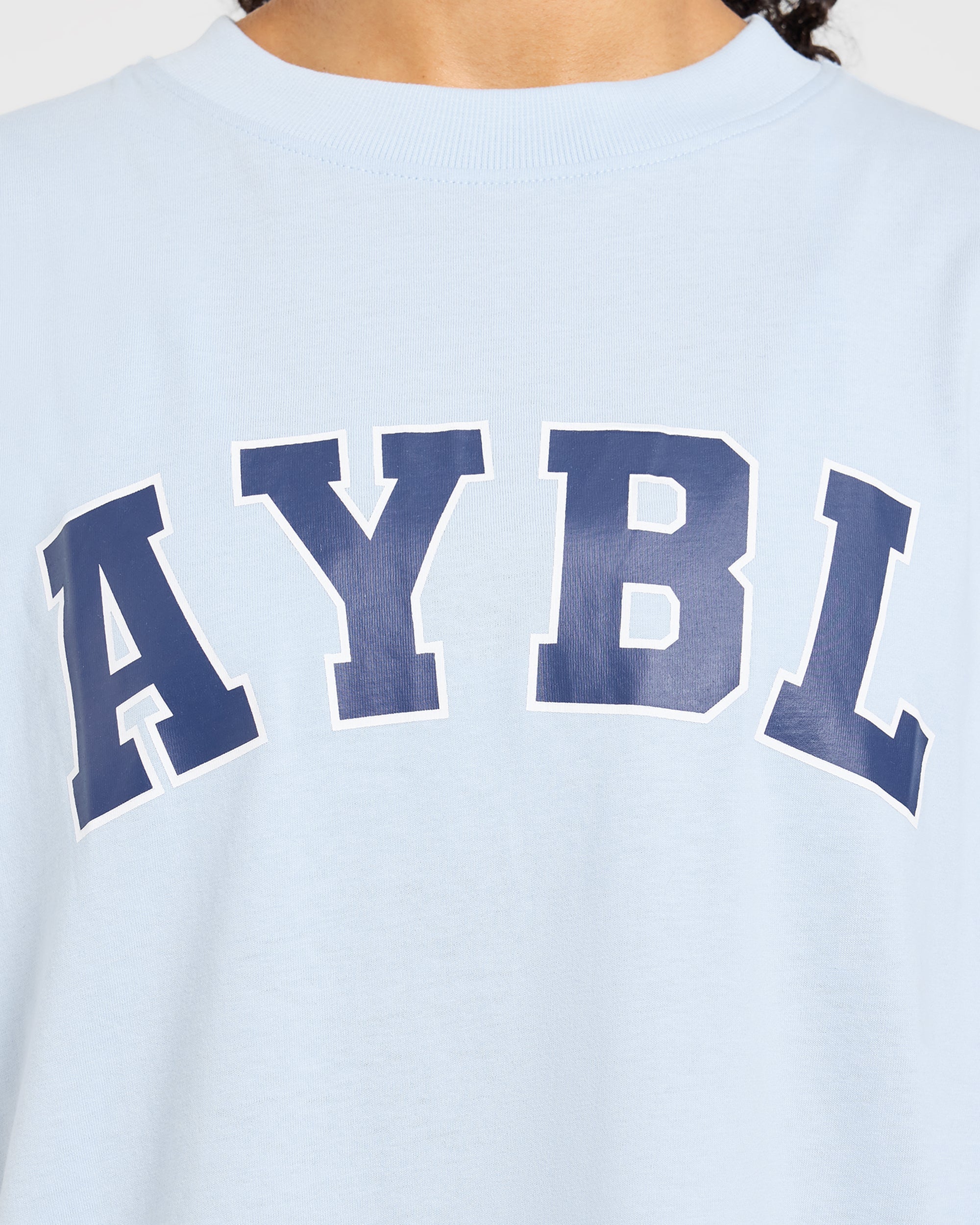 Varsity 2.0 Oversized T Shirt - Blau
