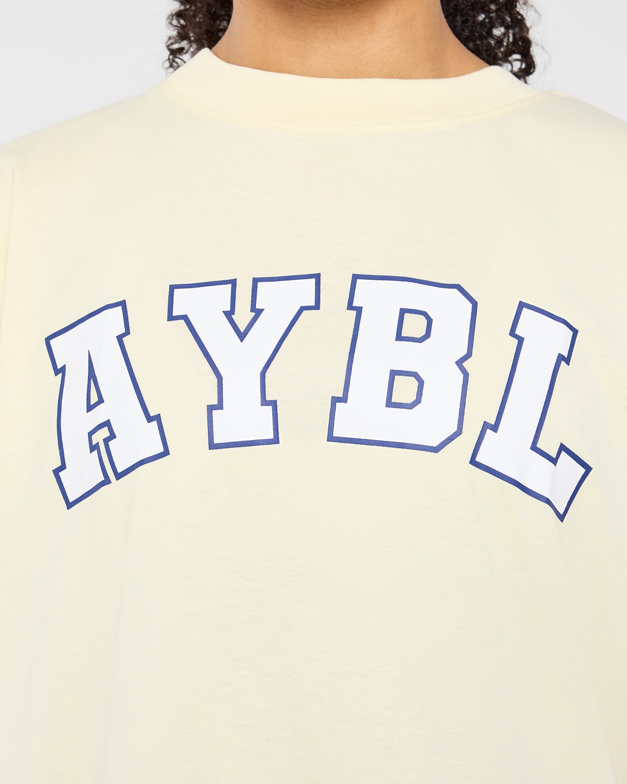Varsity 2.0 Oversized T Shirt - Butter Gelb