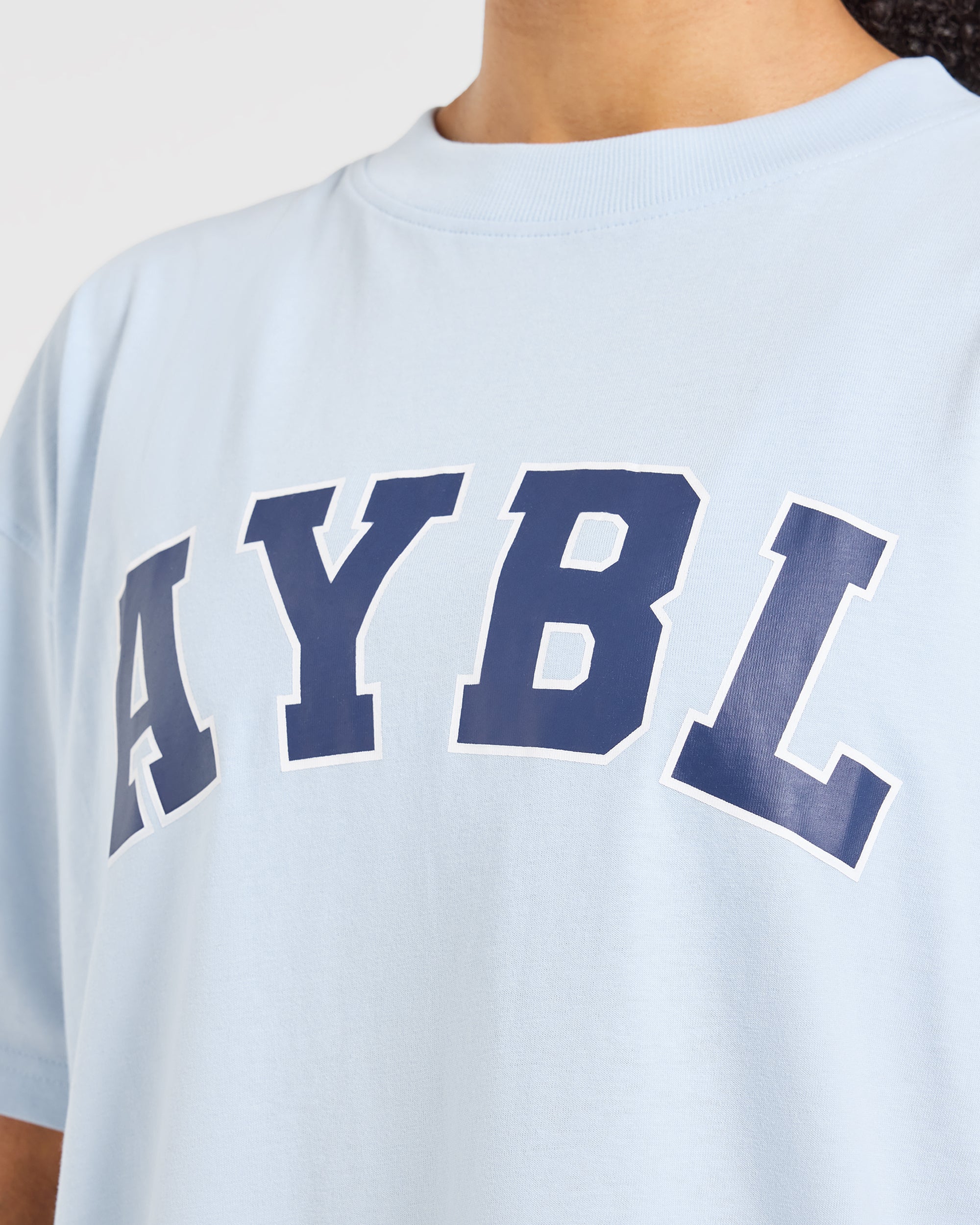 Varsity 2.0 Oversized T Shirt - Blau