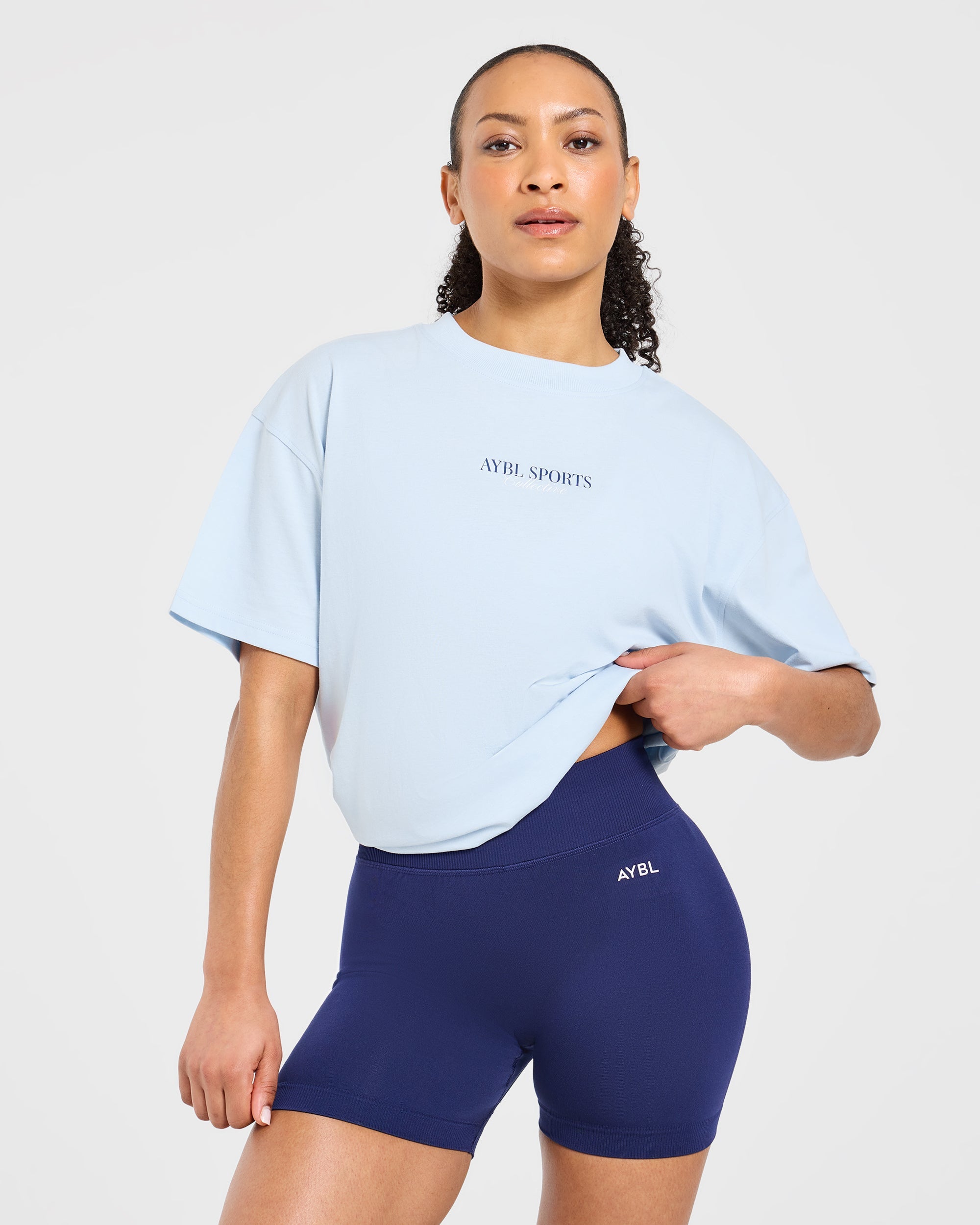 Sports Collective Oversized T Shirt - Blau