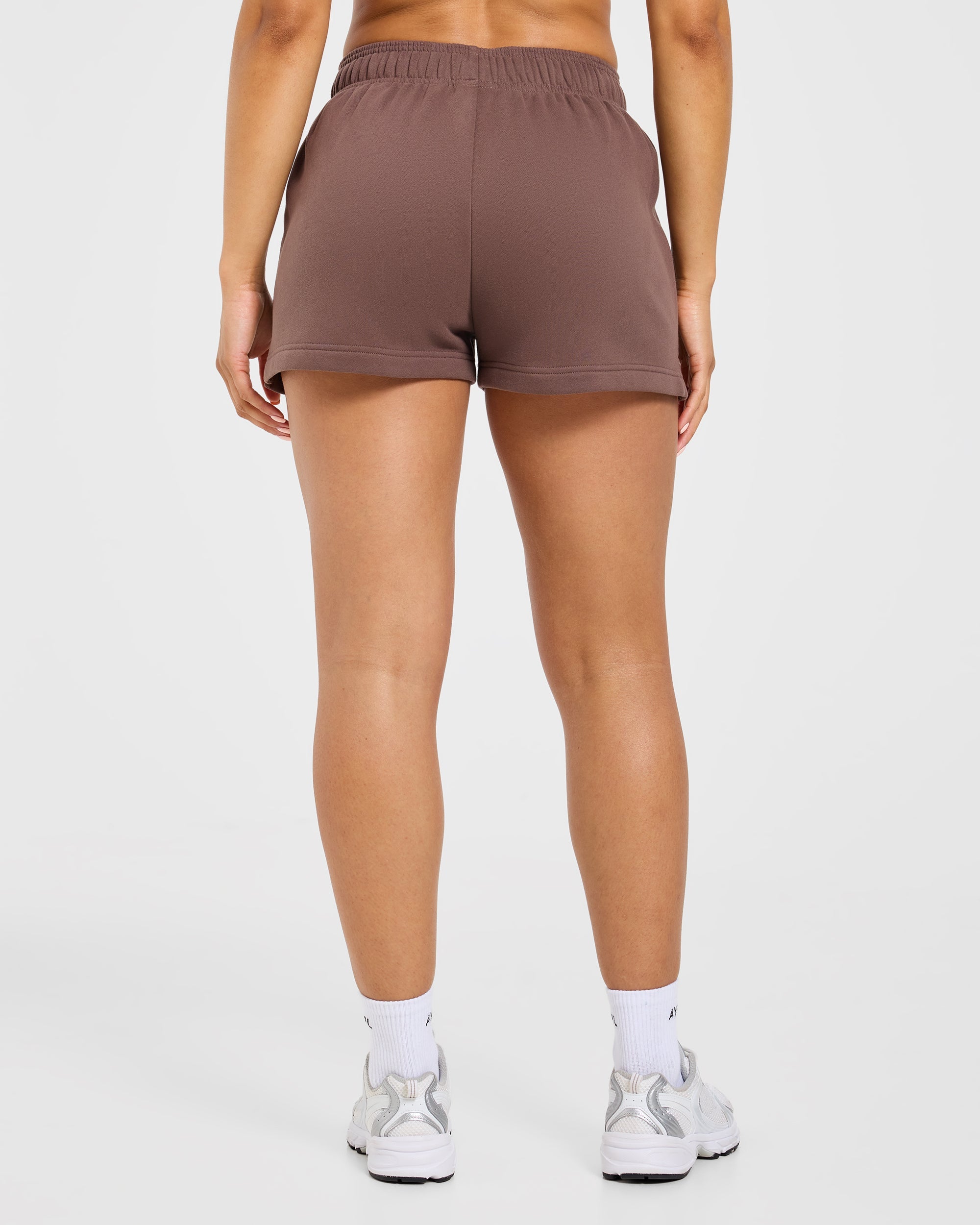 Varsity Applique Oversized Shorts - Braun