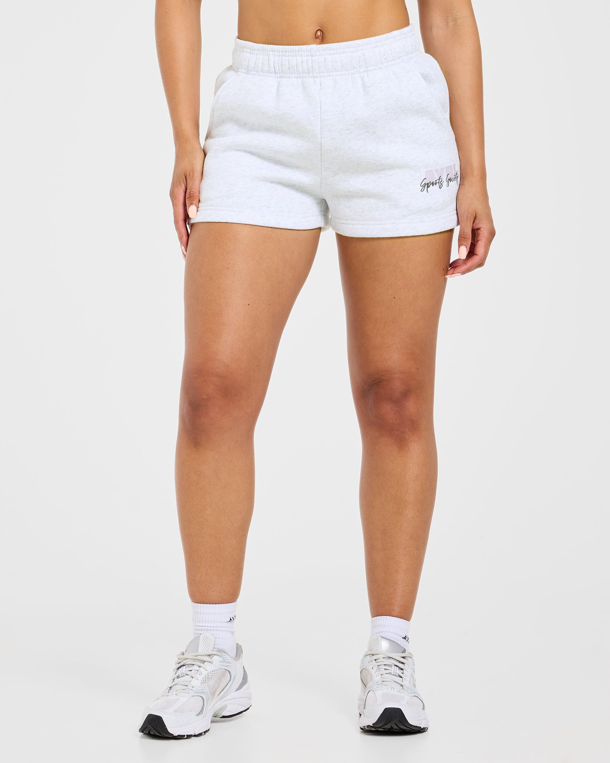 Sports Society Oversized Shorts - Heather Grau