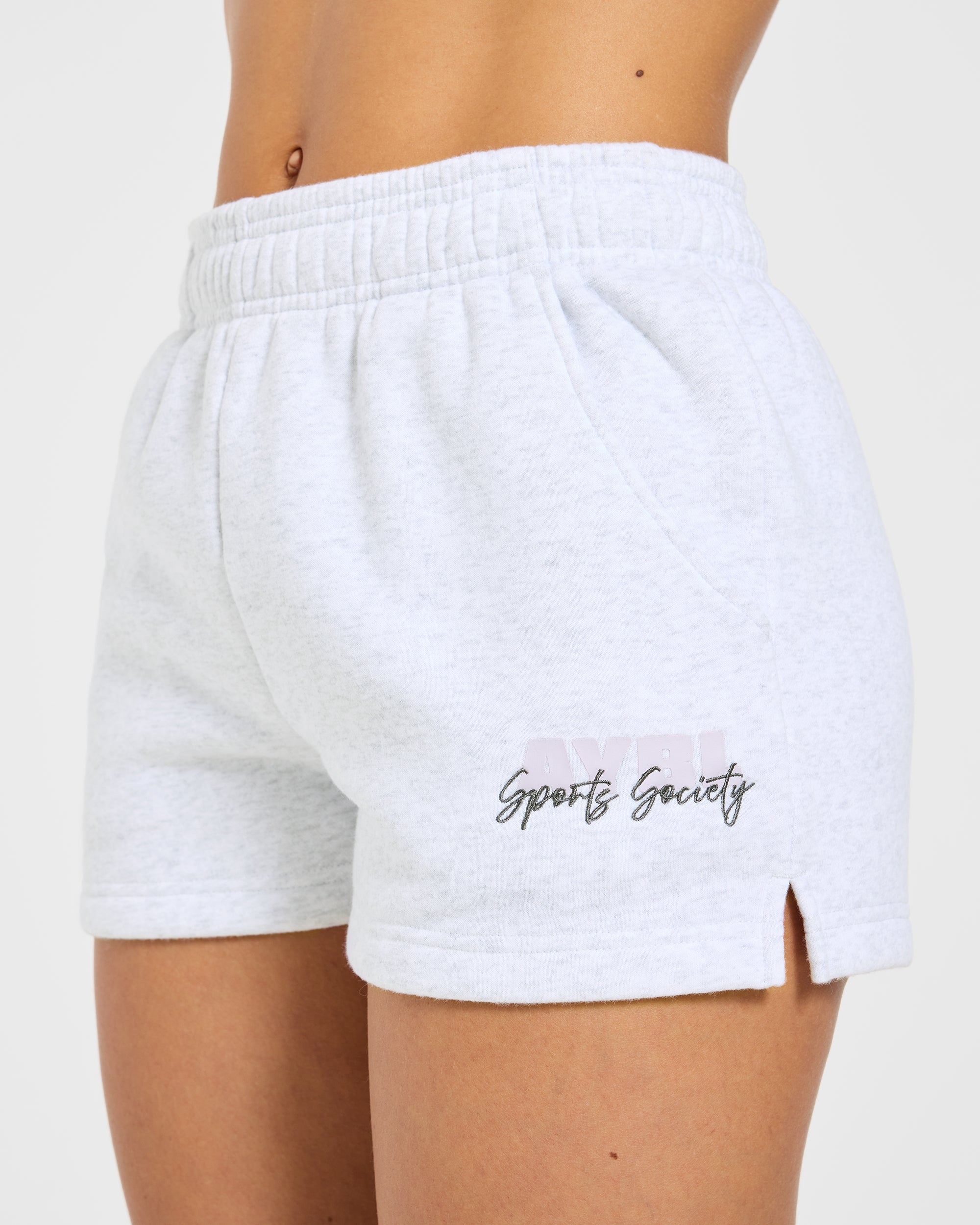 Sports Society Oversized Shorts - Heather Grau
