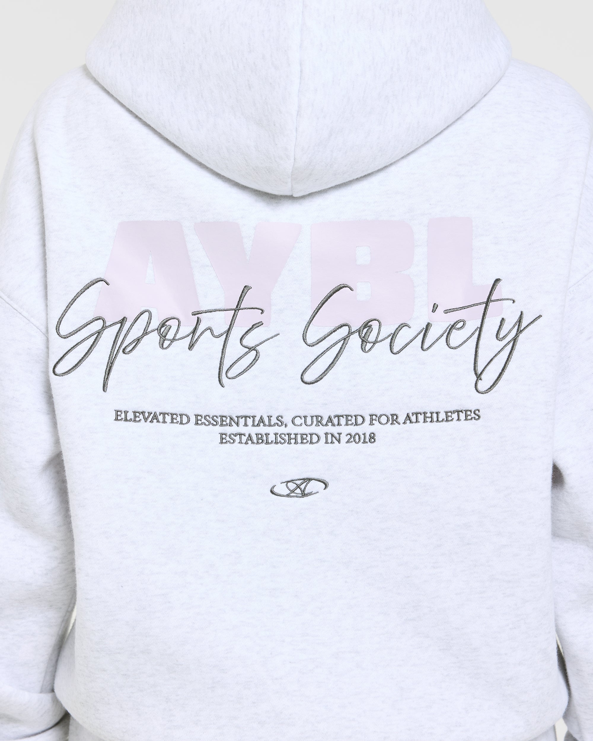 Sports Society Oversized Hoodie - Heather Grau