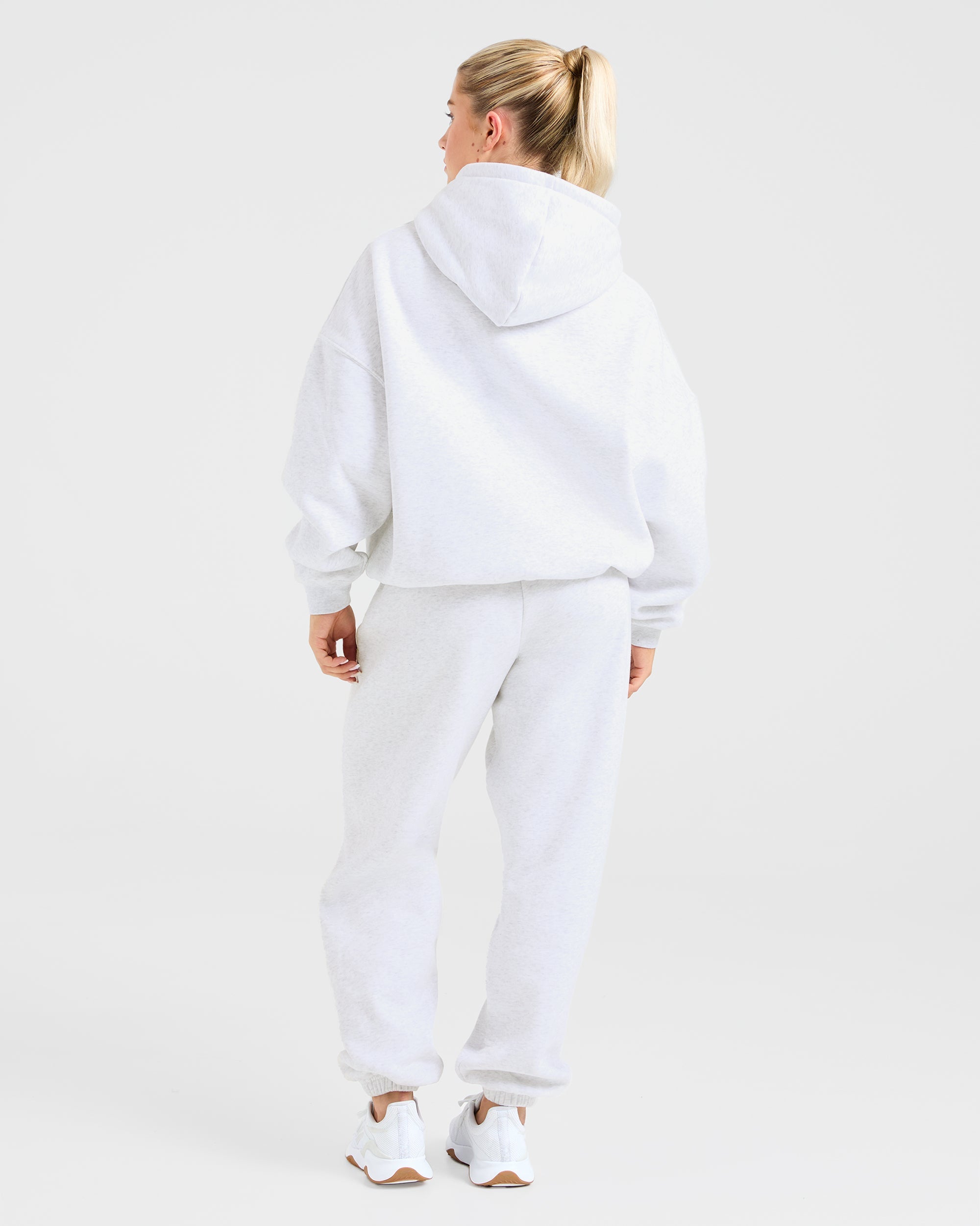 Varsity Oversized Joggers - Heather Grau