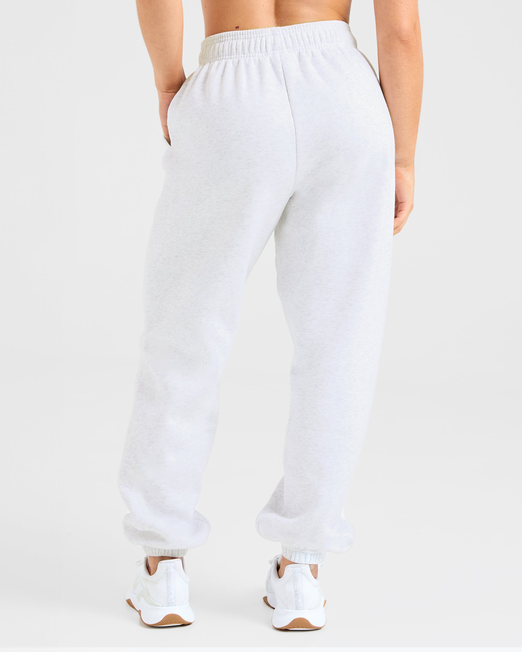 Varsity Oversized Joggers - Heather Grau