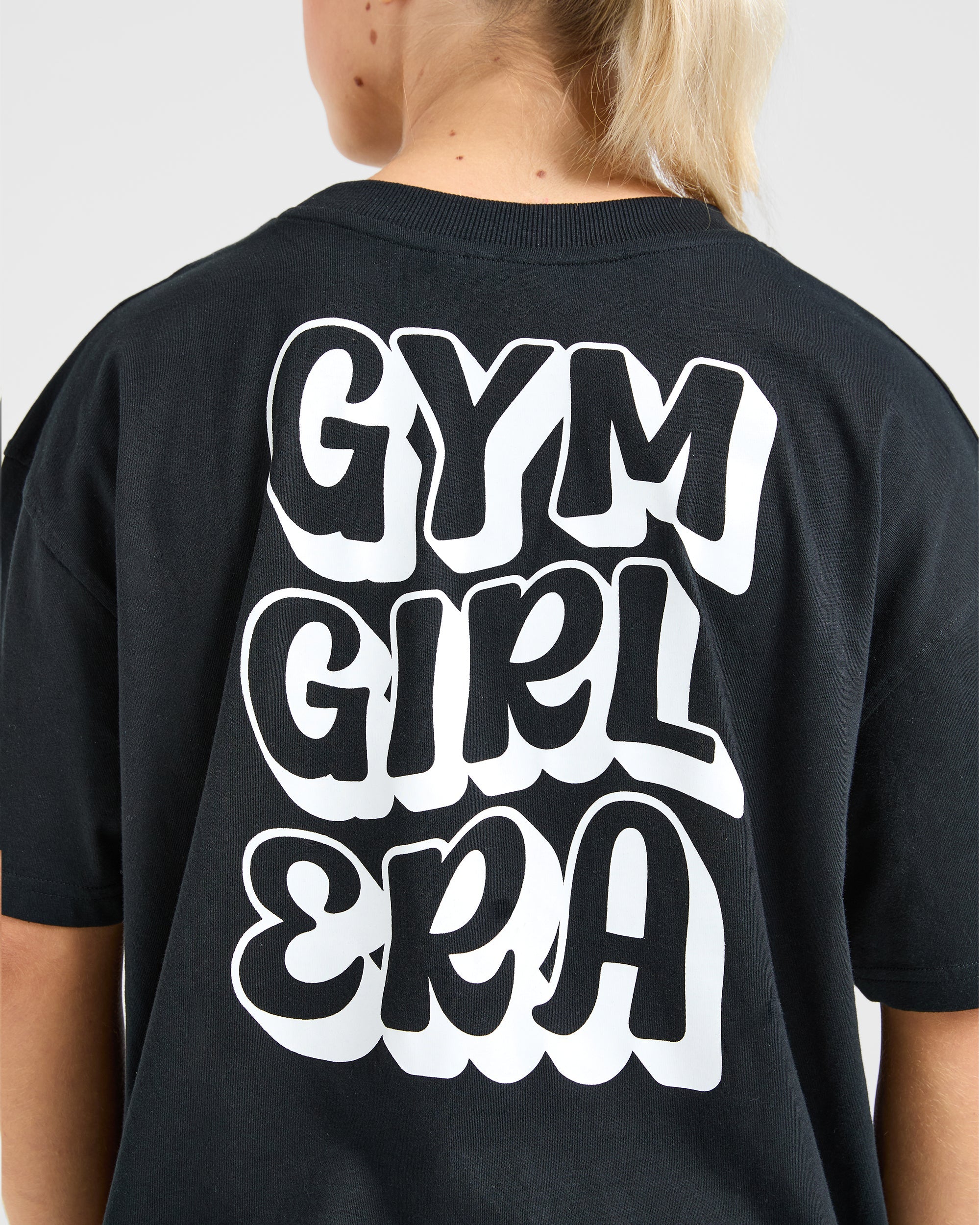 Gym Girl Era Oversized T Shirt - Schwarz