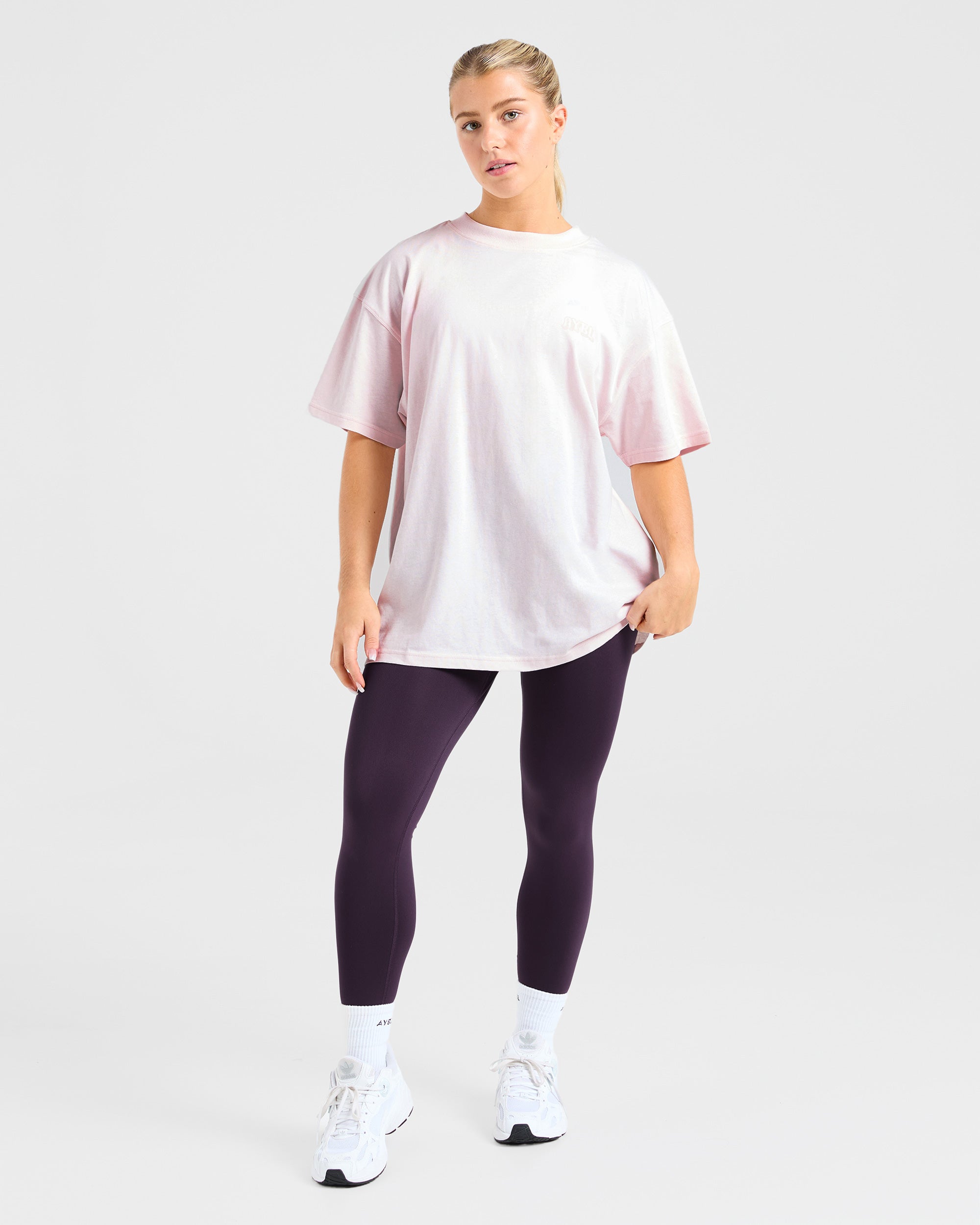 Gym Girl Era Oversized T Shirt - Rosa