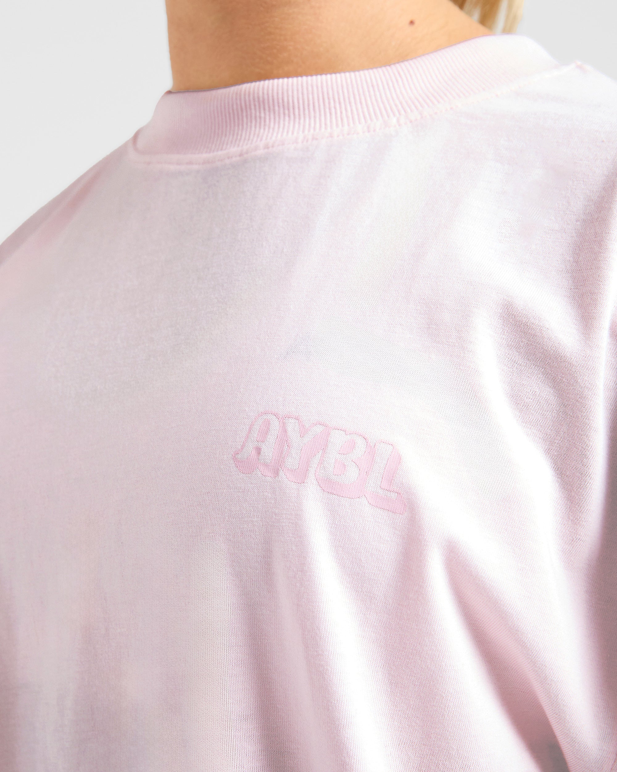 Gym Girl Era Oversized T Shirt - Rosa